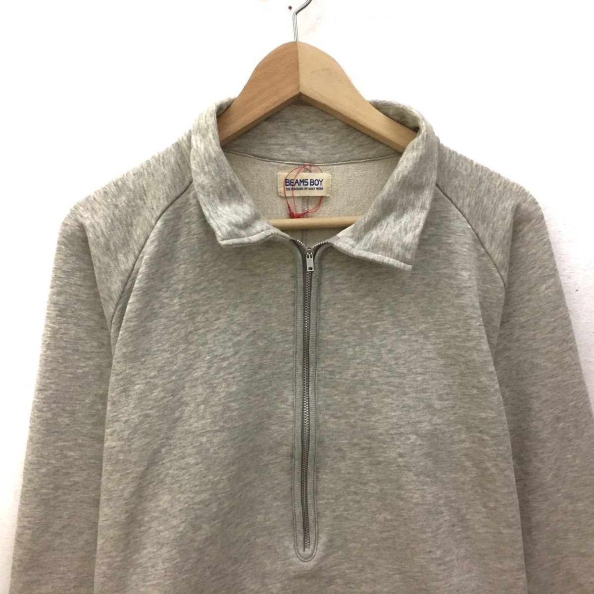 Beams Plus × Japanese Brand Vintage Beams Boy HalfZip Sweatshirt Size US M / EU 48-50 / 2 - 1 Thumbnail
