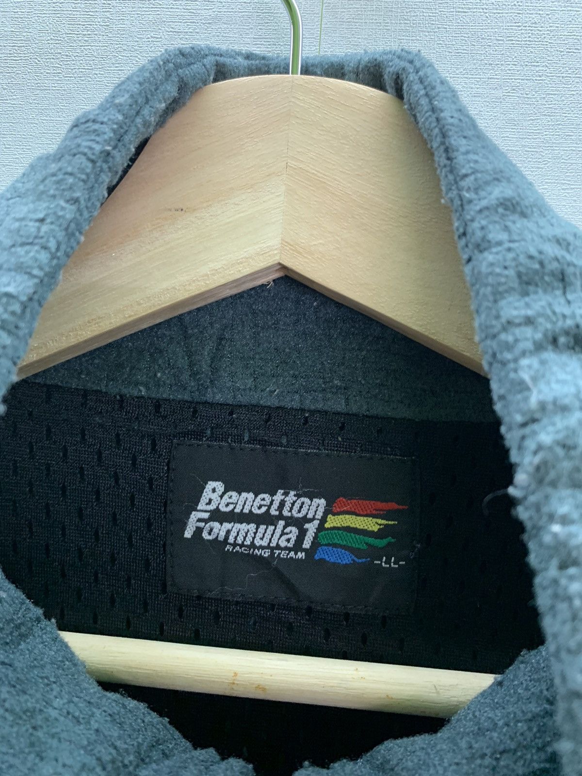 Benetton Vintage Benetton Formula 1 Racing Team fleece Jacket Size US XL / EU 56 / 4 - 5 Thumbnail