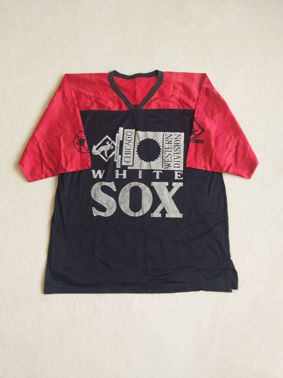 basketcase gallery Vintage Chicago White Sox MLB Batting Jersey 90s Style Size US XXL / EU 58 / 5 - 1 Thumbnail