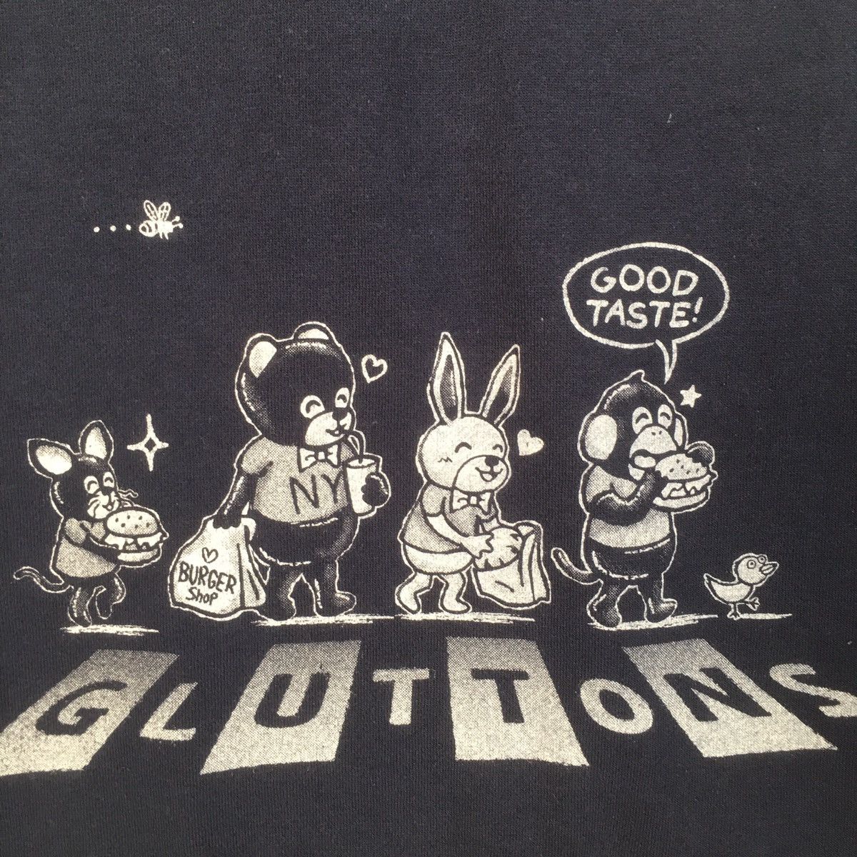 Cartoon Network × Japanese Brand Vintage Gluttons New York Sweatshirt Size US M / EU 48-50 / 2 - 4 Thumbnail