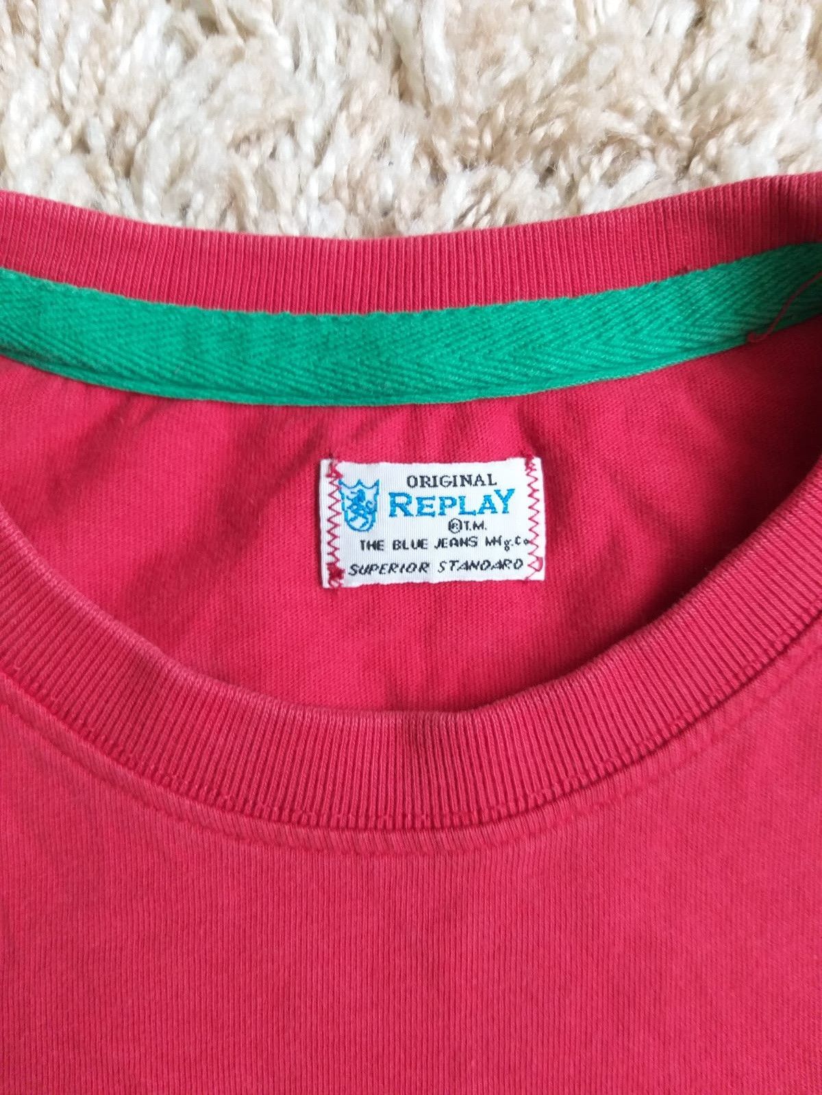 Replay Replay 1981 Logo Graphic Red T-Shirt Summer Addicted Size US L / EU 52-54 / 3 - 5 Thumbnail