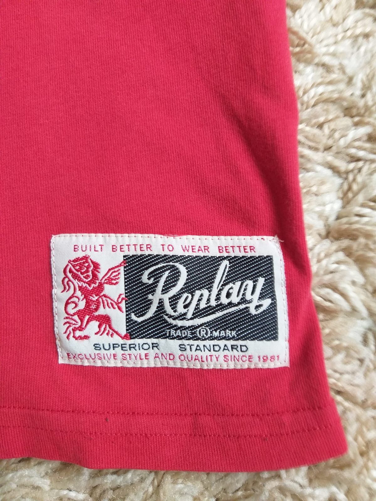 Replay Replay 1981 Logo Graphic Red T-Shirt Summer Addicted Size US L / EU 52-54 / 3 - 3 Thumbnail