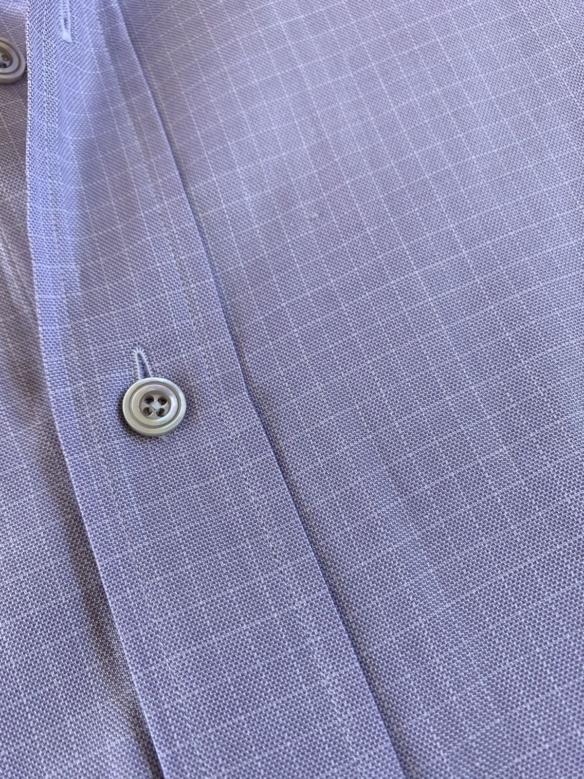 Tom Ford Purple Dotted Box Button Up Size US L / EU 52-54 / 3 - 11 Thumbnail