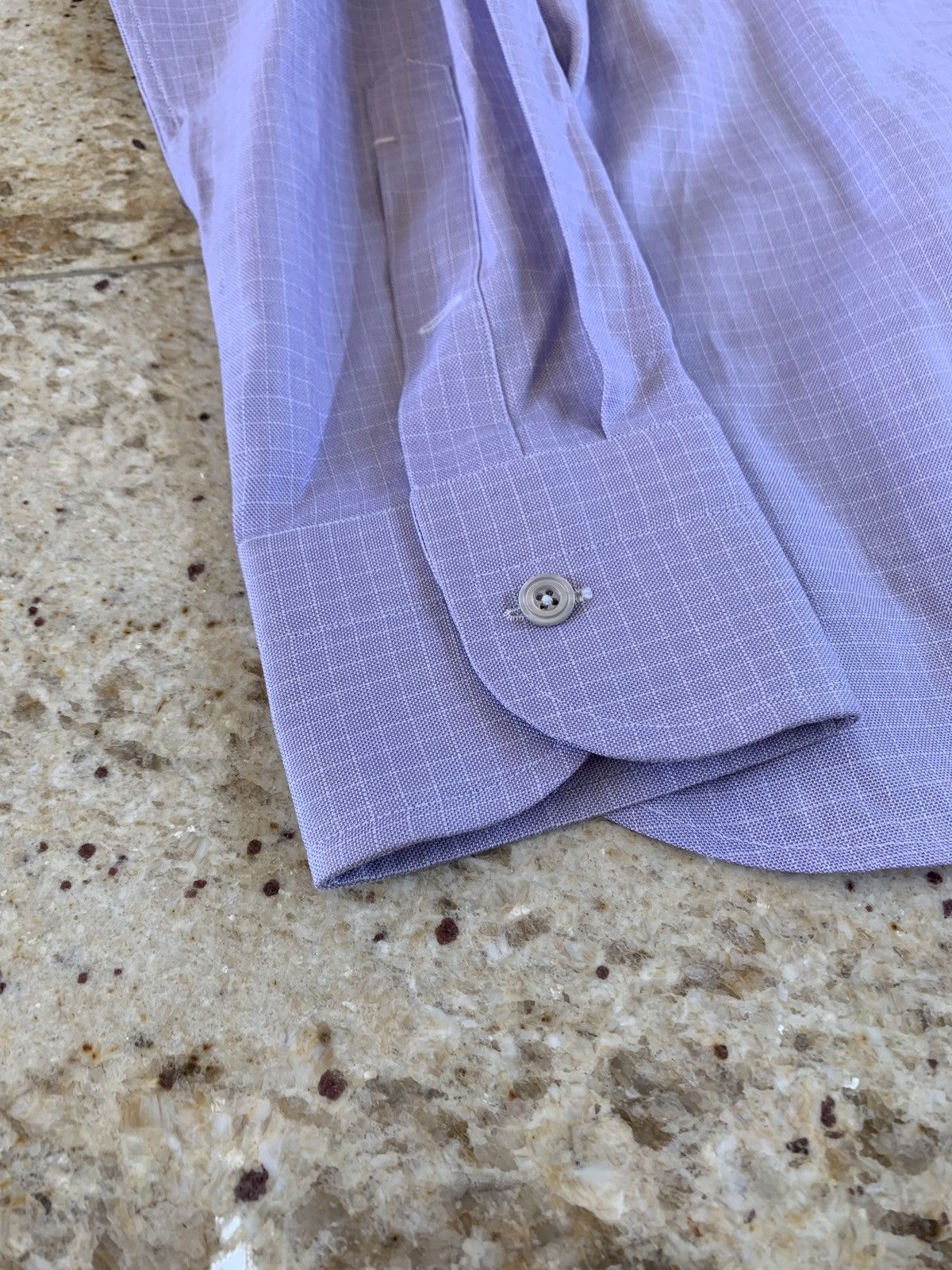 Tom Ford Purple Dotted Box Button Up Size US L / EU 52-54 / 3 - 4 Thumbnail