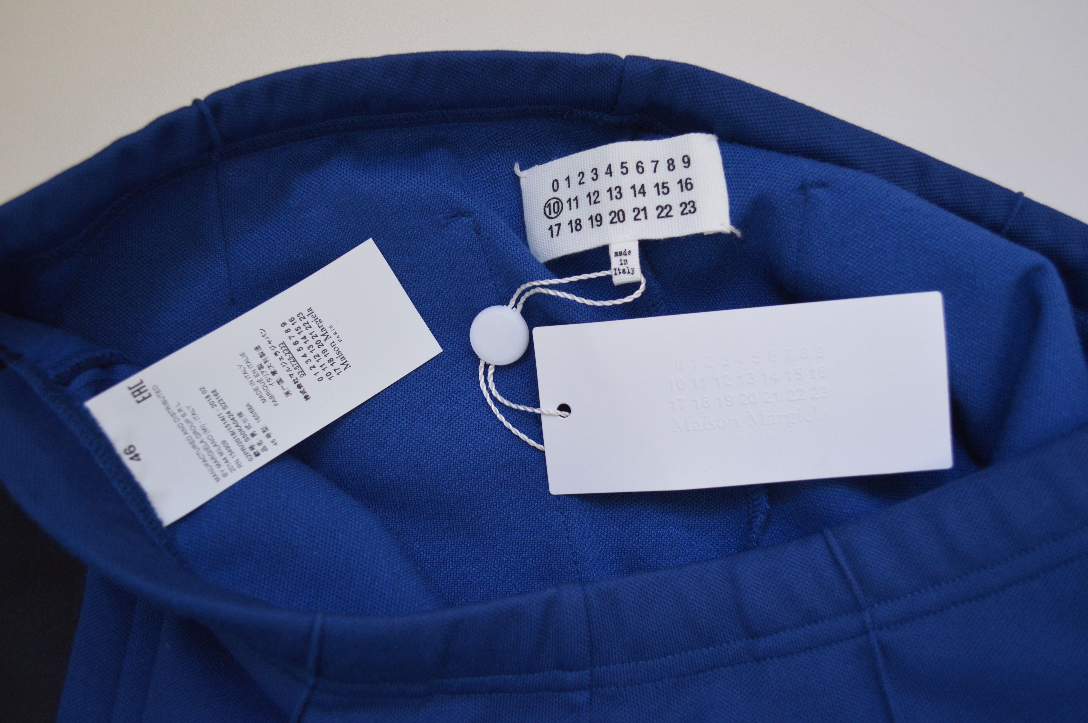 Maison Margiela S/S 18 Blue/Black Side Stripe Sweatpants Size US 32 / EU 48 - 3 Thumbnail