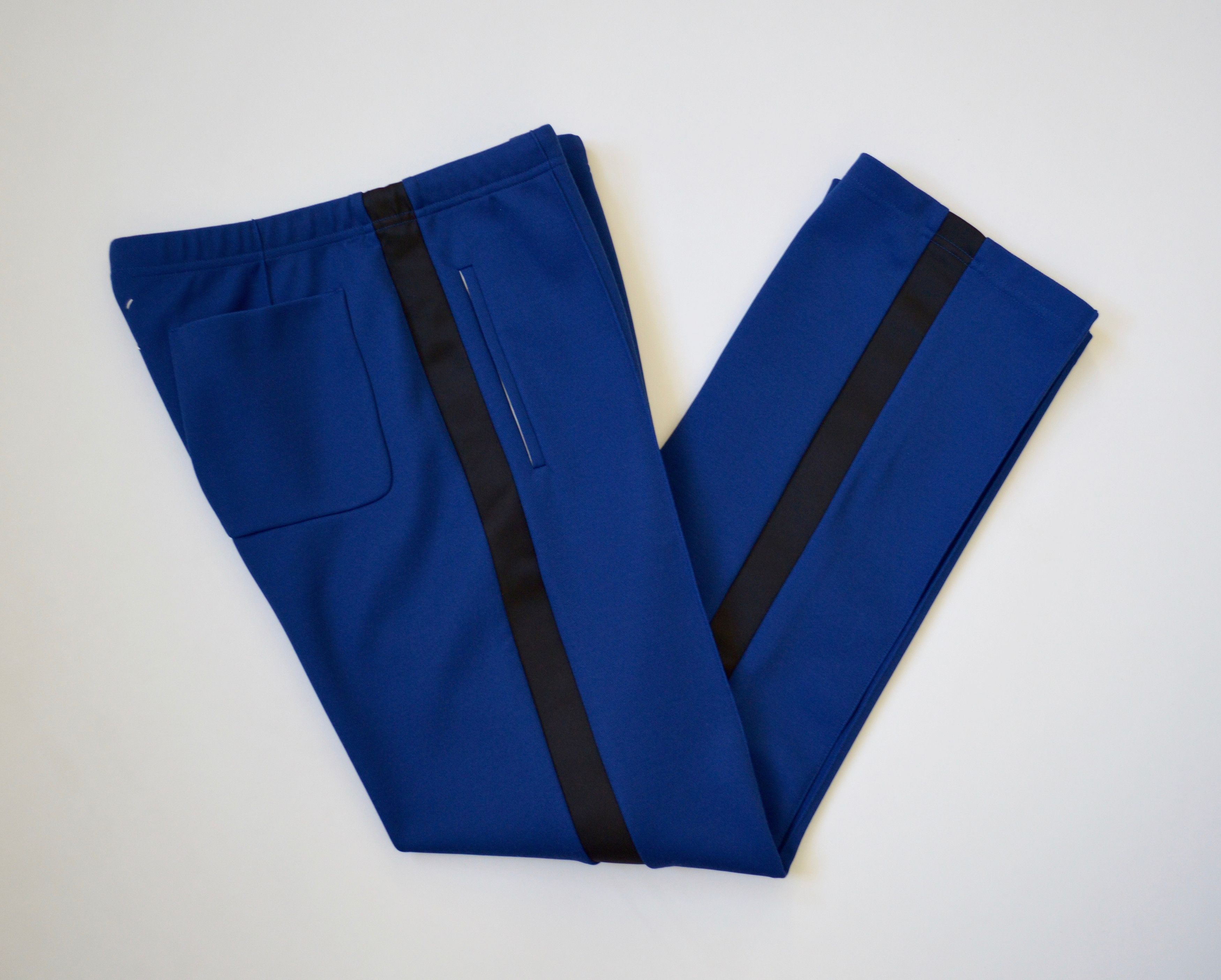 Maison Margiela S/S 18 Blue/Black Side Stripe Sweatpants Size US 32 / EU 48 - 5 Thumbnail