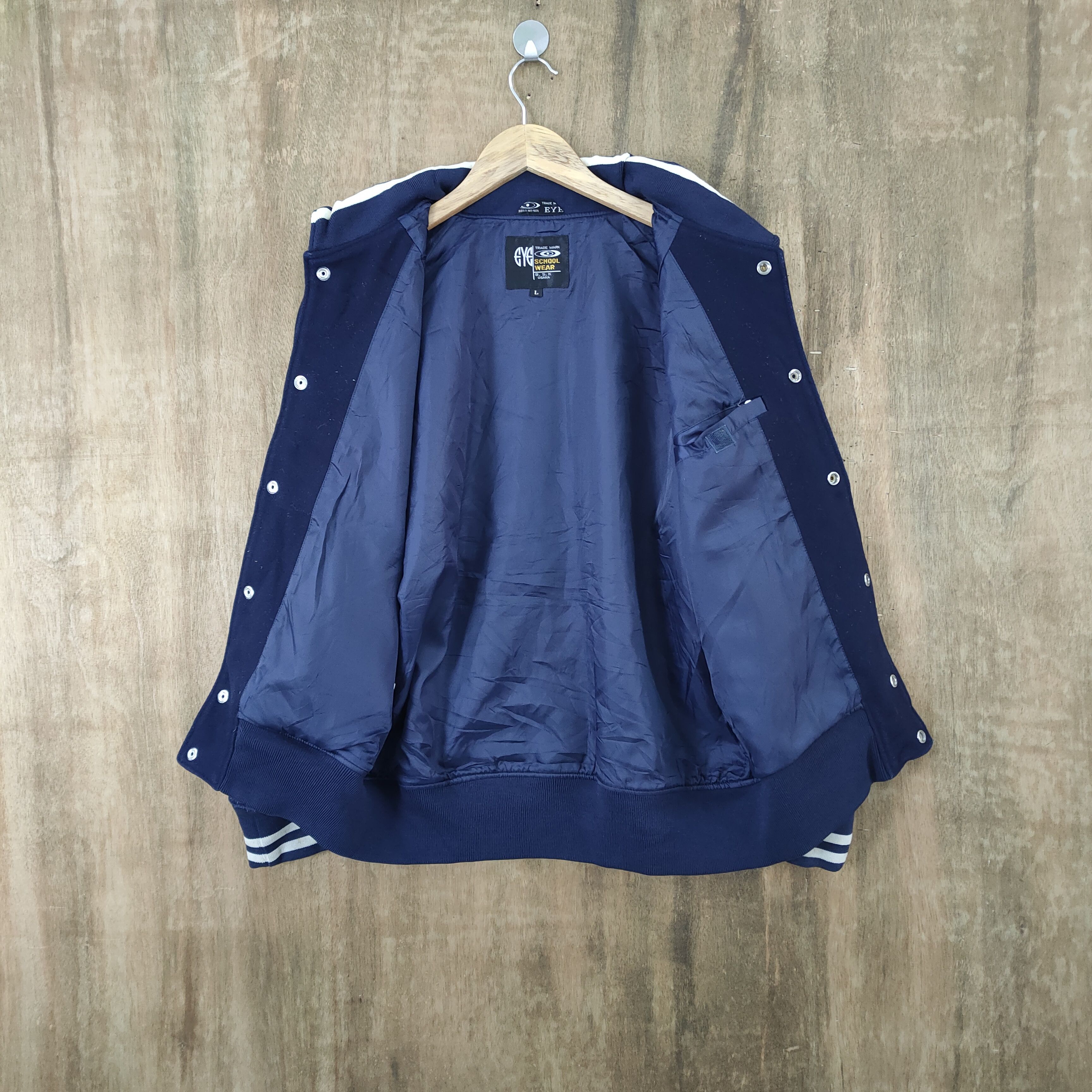 Other JAPANESE BRAND EYE WOOL VARSITY JACKET Size US L / EU 52-54 / 3 - 9 Thumbnail