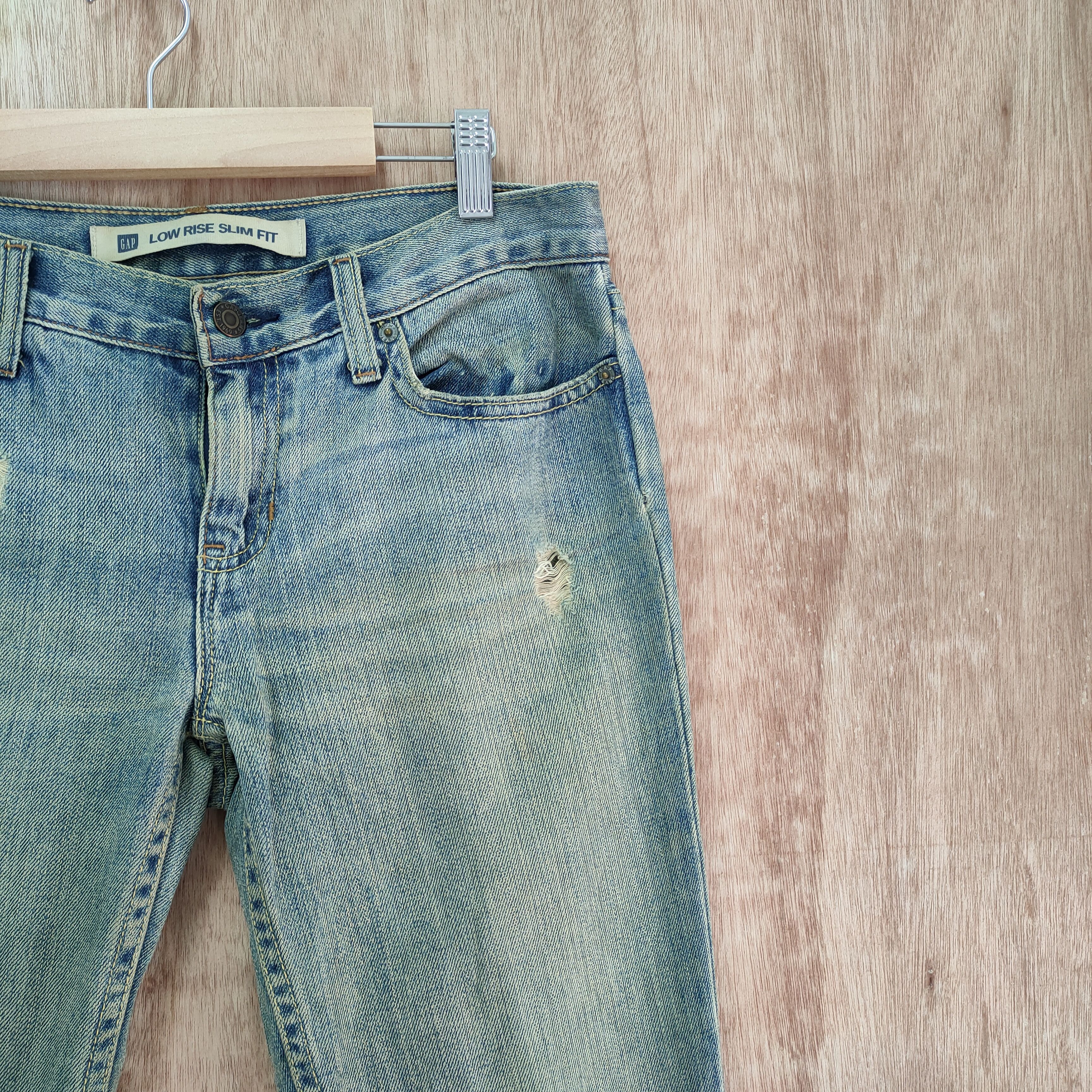 Gap VINTAGE GAP RUSTY FADED DISTRESSED JEAN DENIM PANTS Size US 30 / EU 46 - 5 Thumbnail