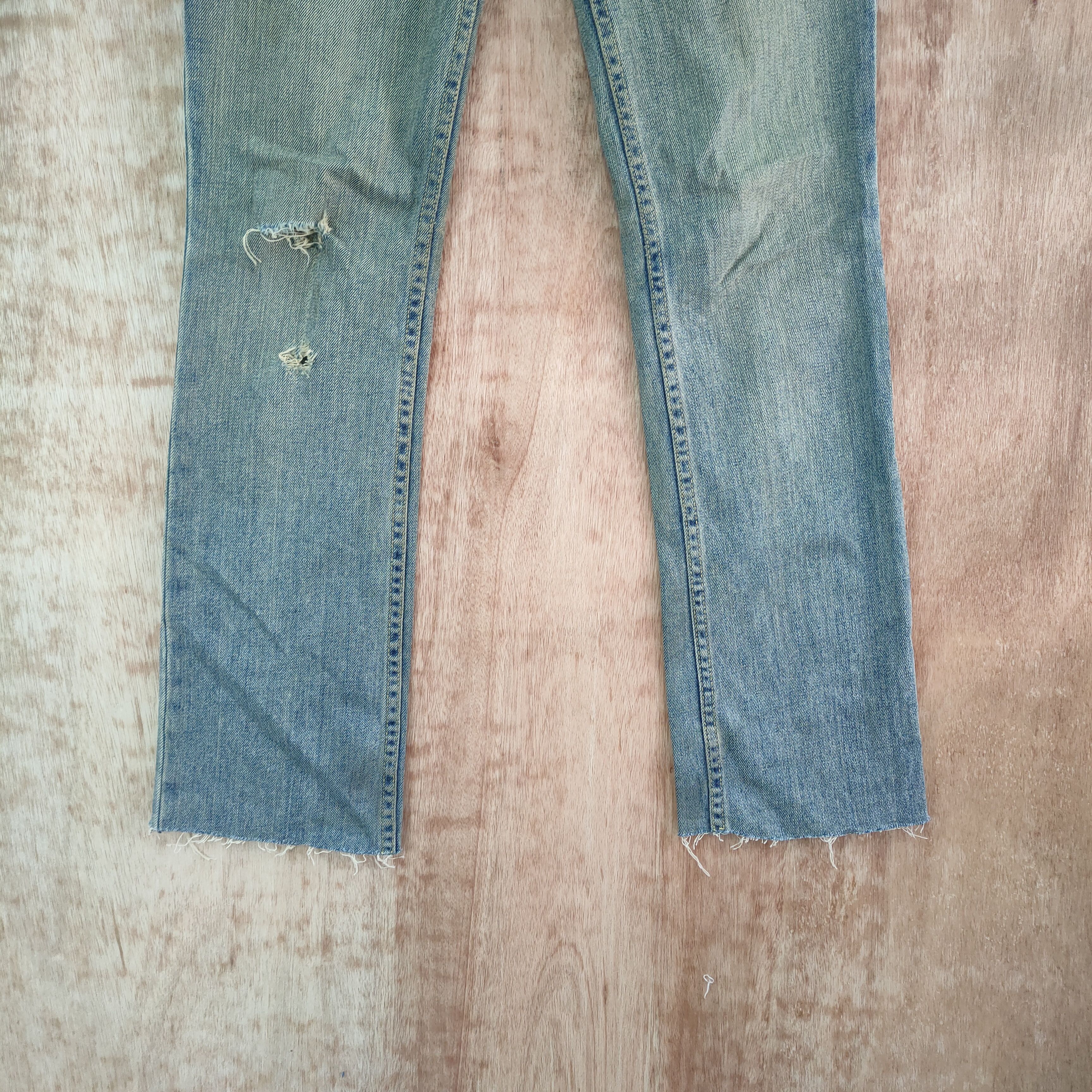 Gap VINTAGE GAP RUSTY FADED DISTRESSED JEAN DENIM PANTS Size US 30 / EU 46 - 3 Thumbnail