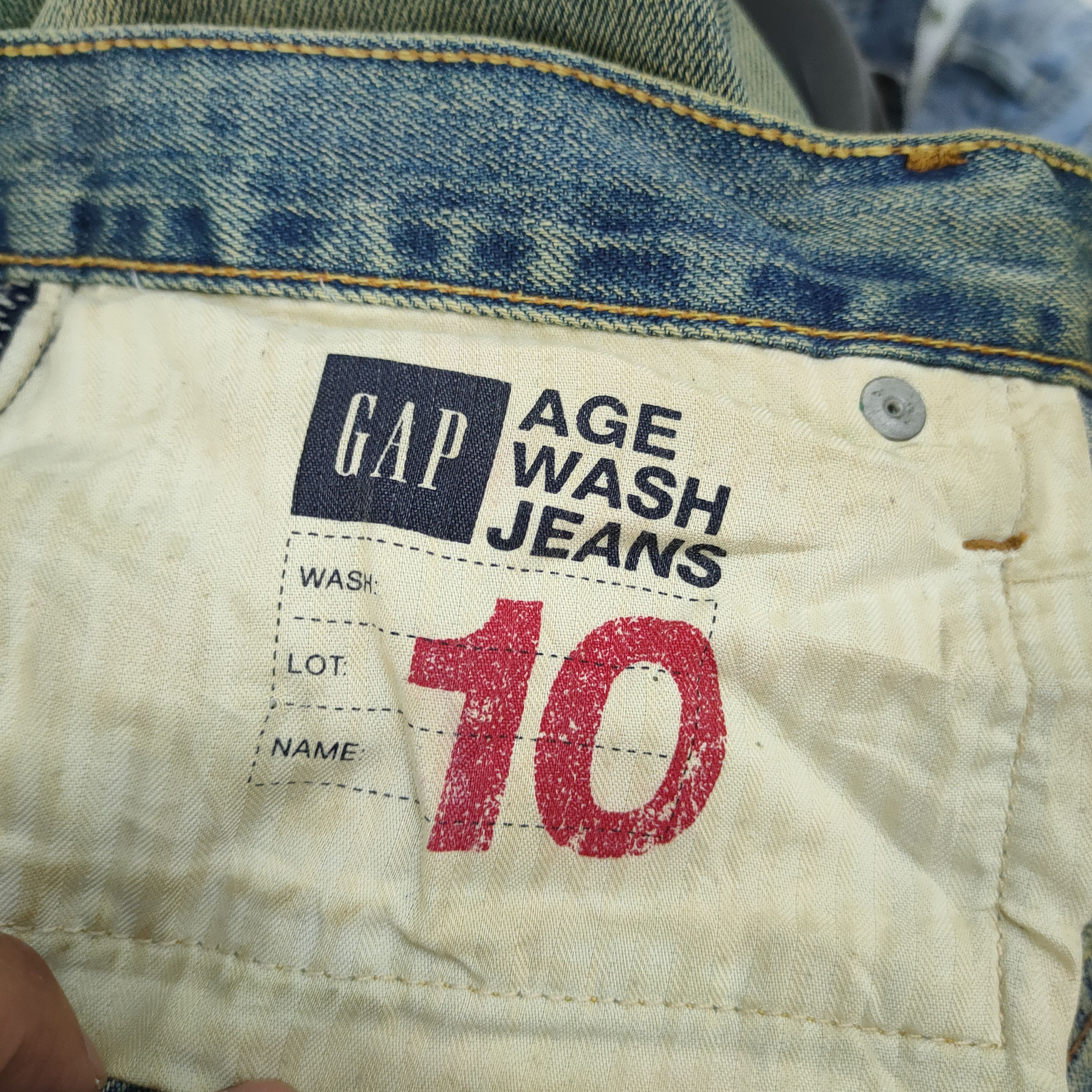 Gap VINTAGE GAP RUSTY FADED DISTRESSED JEAN DENIM PANTS Size US 30 / EU 46 - 12 Thumbnail