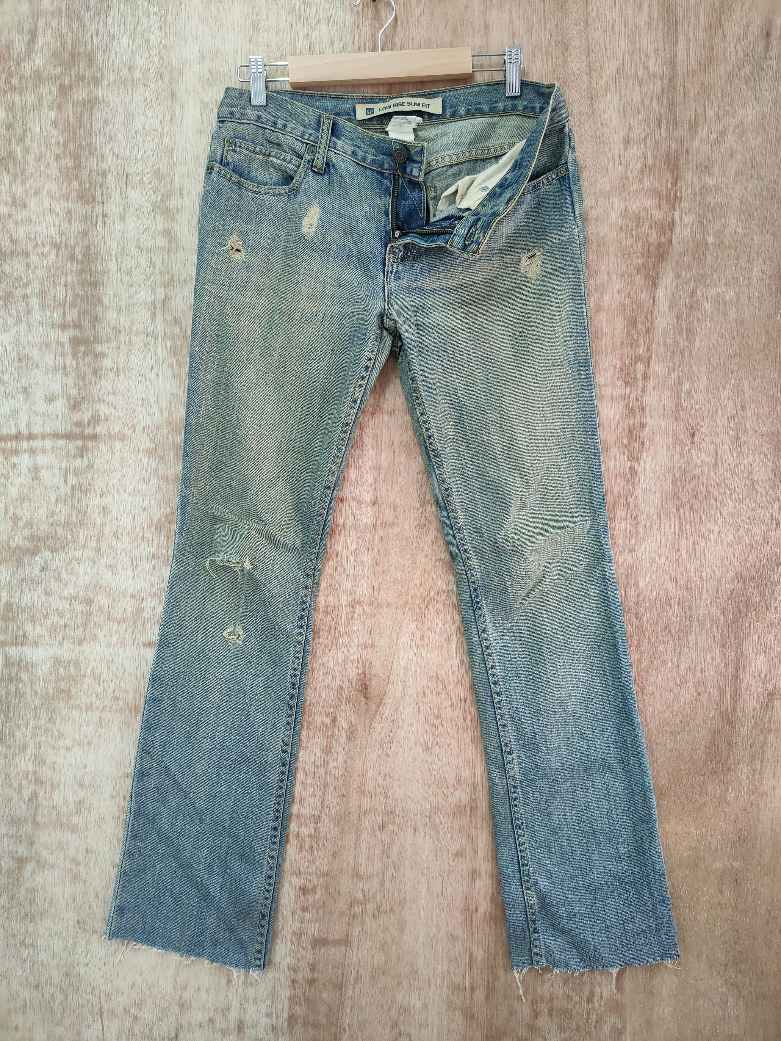 VINTAGE GAP RUSTY FADED DISTRESSED JEAN DENIM PANTS