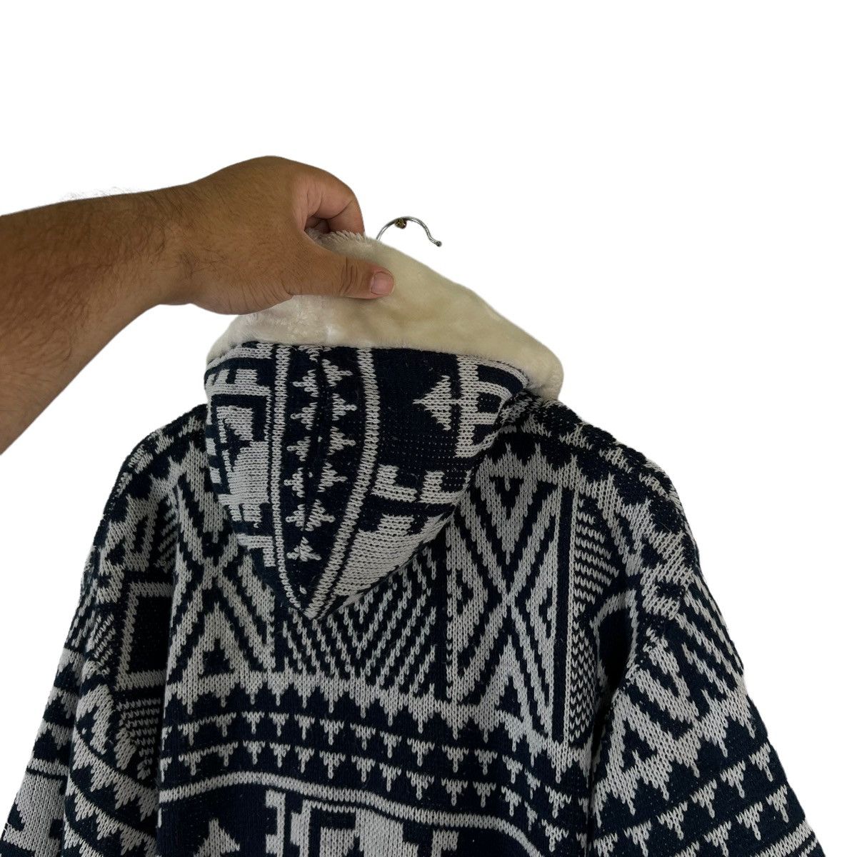 Japanese Brand VINTAGE AZTEC NAVAJO DESIGN FLEECE JACKET JAPAN Size US M / EU 48-50 / 2 - 8 Thumbnail
