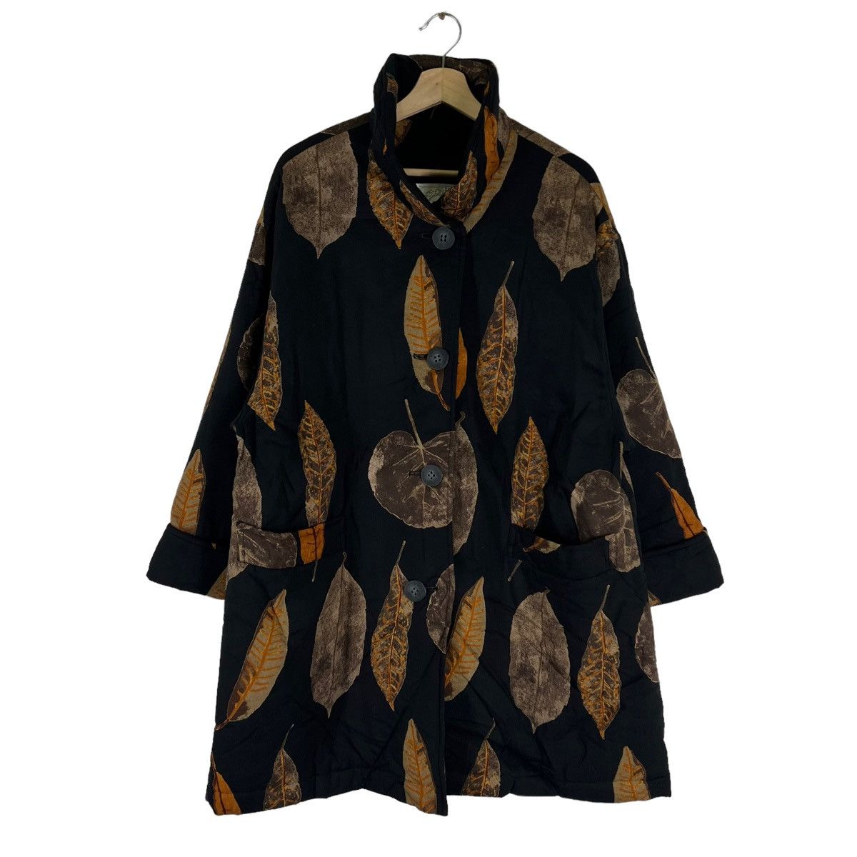 Japanese Brand VINTAGE JULIE LATOUR FULL PRINT FLORAL LONG JACKET Size US M / EU 48-50 / 2 - 1 Thumbnail
