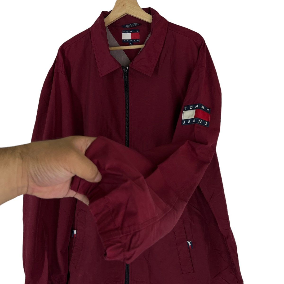Japanese Brand VINTAGE TOMMY HILFIGER SURVIVAL JACKET INSPIRED ISSEY MIYAKE Size US XL / EU 56 / 4 - 6 Thumbnail