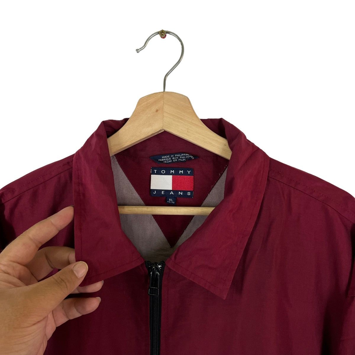 Japanese Brand VINTAGE TOMMY HILFIGER SURVIVAL JACKET INSPIRED ISSEY MIYAKE Size US XL / EU 56 / 4 - 7 Thumbnail