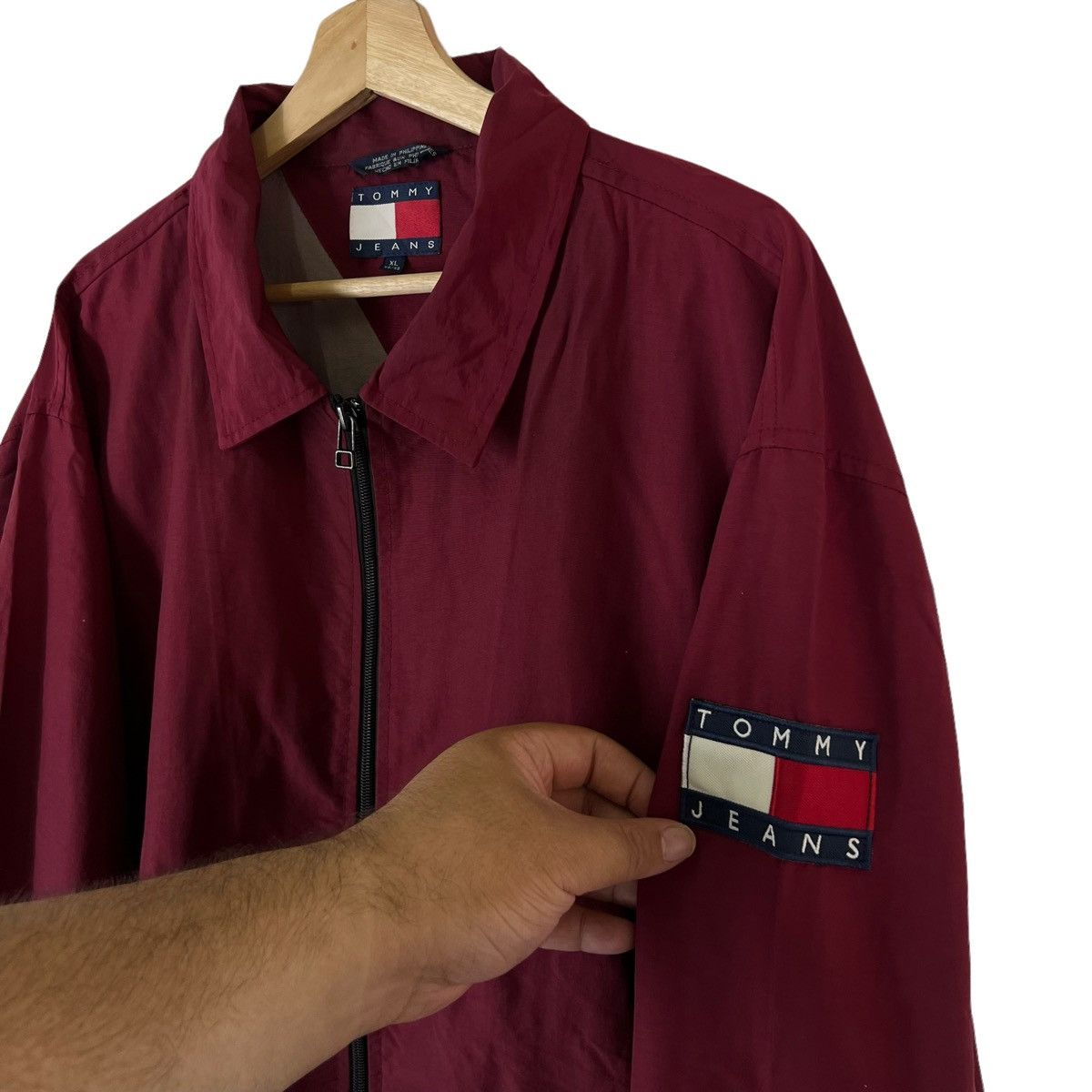 Japanese Brand VINTAGE TOMMY HILFIGER SURVIVAL JACKET INSPIRED ISSEY MIYAKE Size US XL / EU 56 / 4 - 4 Thumbnail