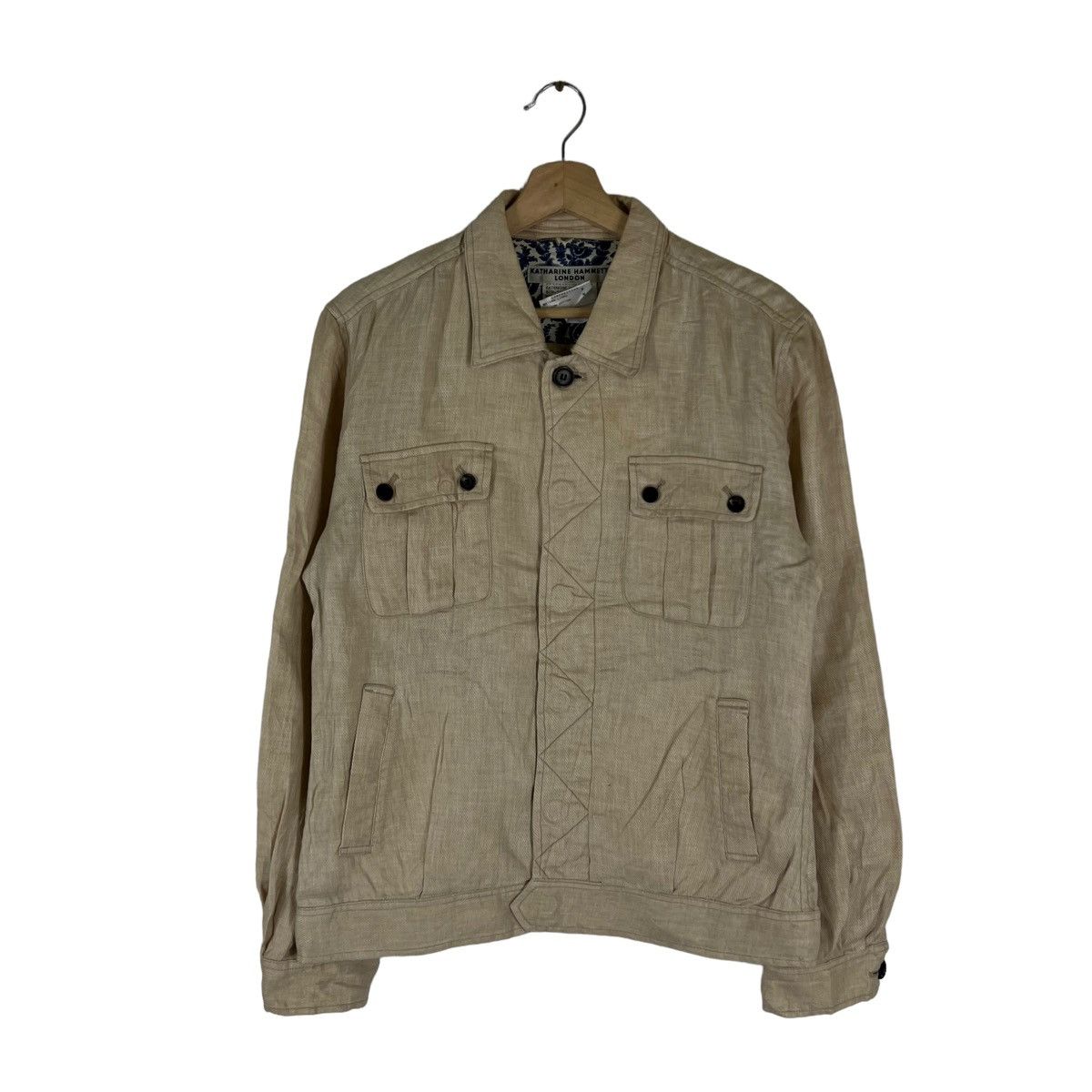 VINTAGE HIKORY CHORE JACKET KATHARINE HAMNETT JAPAN