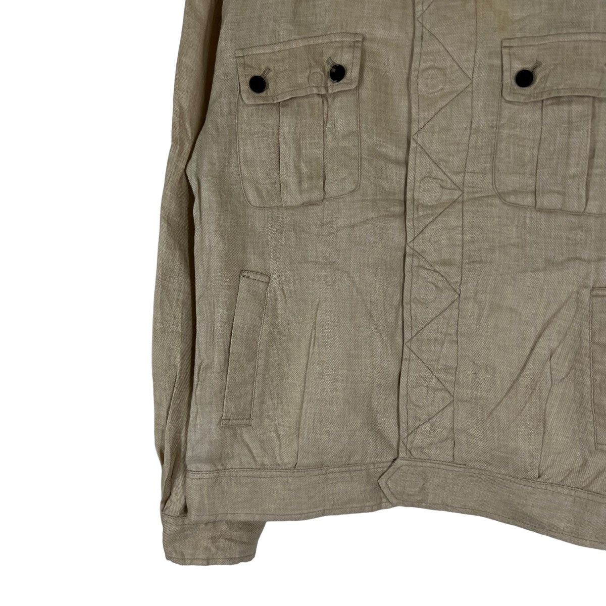 Japanese Brand VINTAGE HIKORY CHORE JACKET KATHARINE HAMNETT JAPAN Size US L / EU 52-54 / 3 - 3 Thumbnail