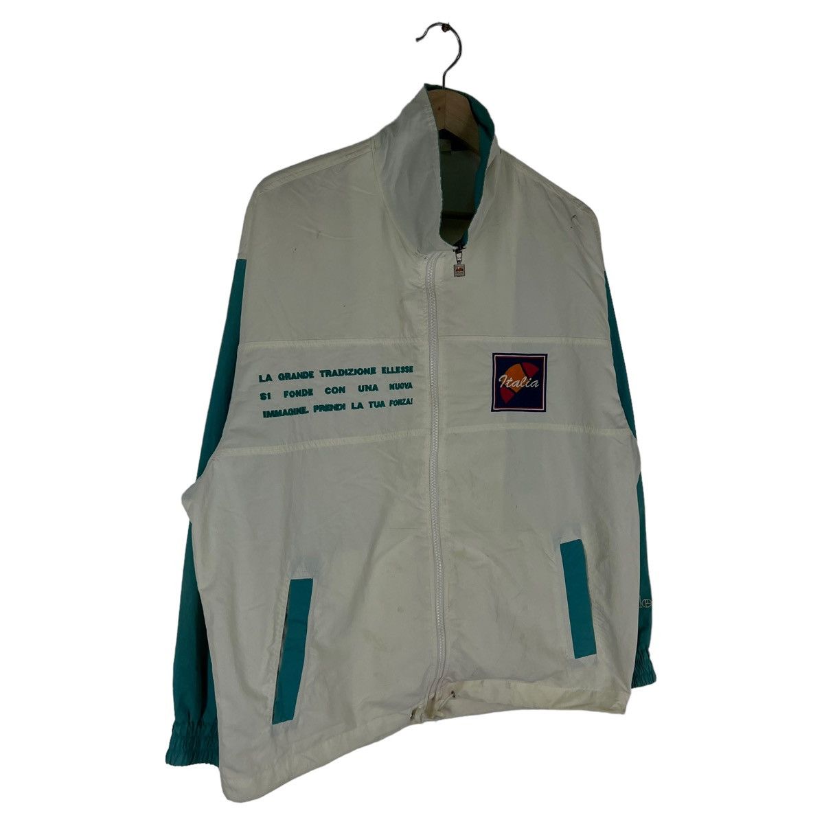 Japanese Brand VINTAGE BOMBER JACKET ELLESSE JAPAN BIG LOGO Size US M / EU 48-50 / 2 - 2 Thumbnail