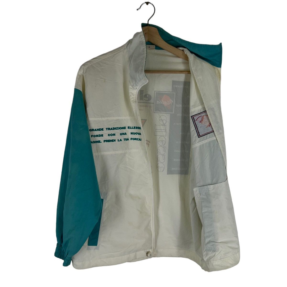 Japanese Brand VINTAGE BOMBER JACKET ELLESSE JAPAN BIG LOGO Size US M / EU 48-50 / 2 - 7 Thumbnail
