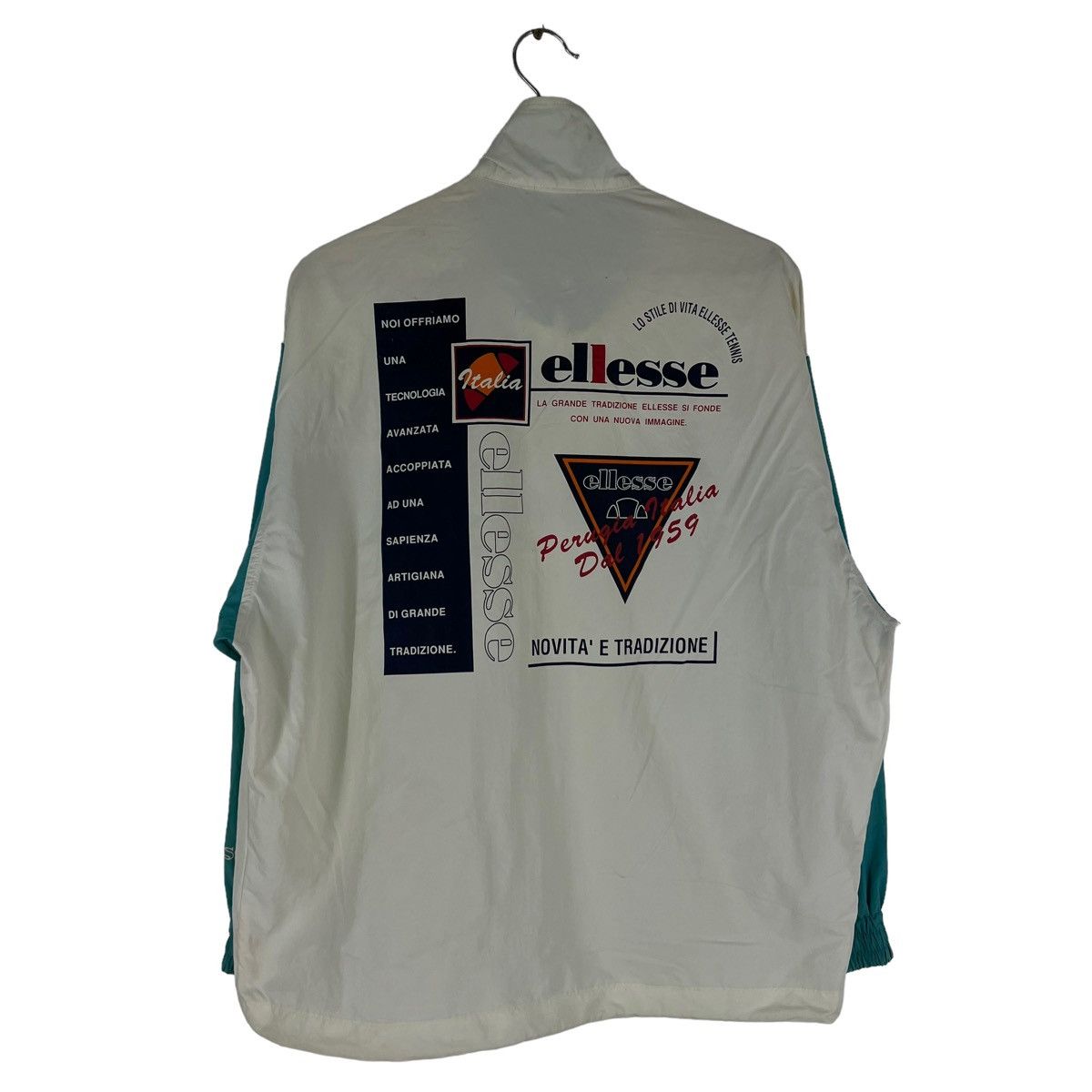 Japanese Brand VINTAGE BOMBER JACKET ELLESSE JAPAN BIG LOGO Size US M / EU 48-50 / 2 - 4 Thumbnail