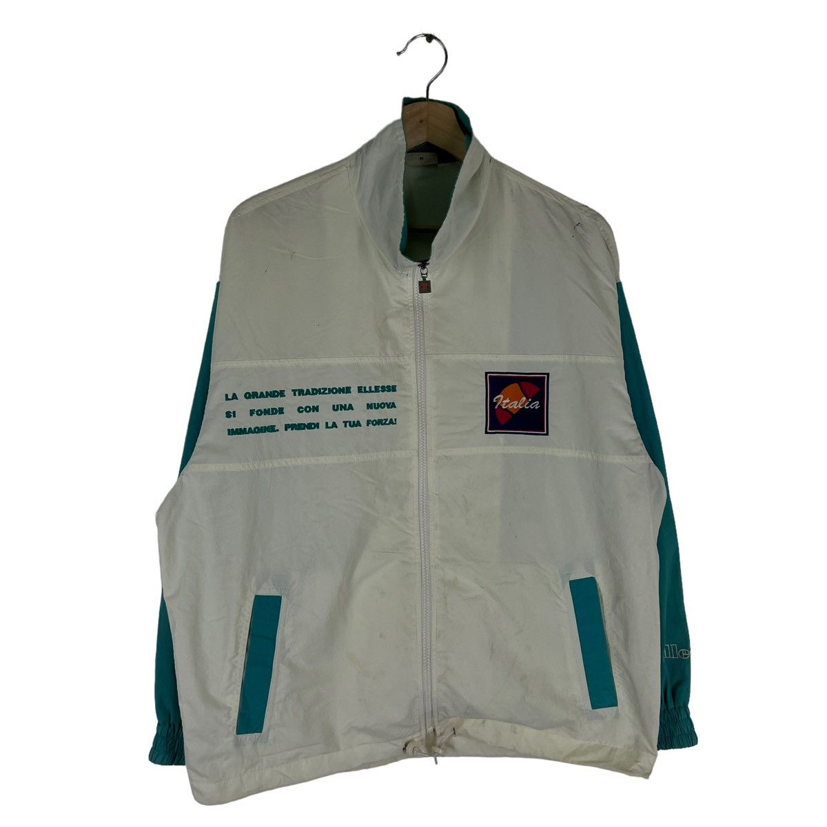 VINTAGE BOMBER JACKET ELLESSE JAPAN BIG LOGO