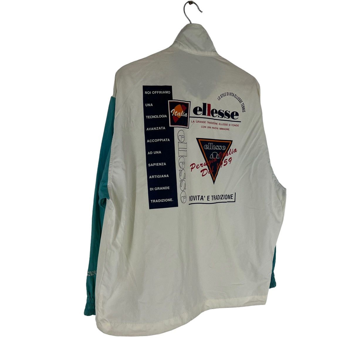 Japanese Brand VINTAGE BOMBER JACKET ELLESSE JAPAN BIG LOGO Size US M / EU 48-50 / 2 - 5 Thumbnail