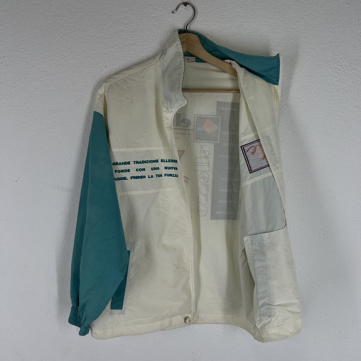 Japanese Brand VINTAGE BOMBER JACKET ELLESSE JAPAN BIG LOGO Size US M / EU 48-50 / 2 - 9 Thumbnail
