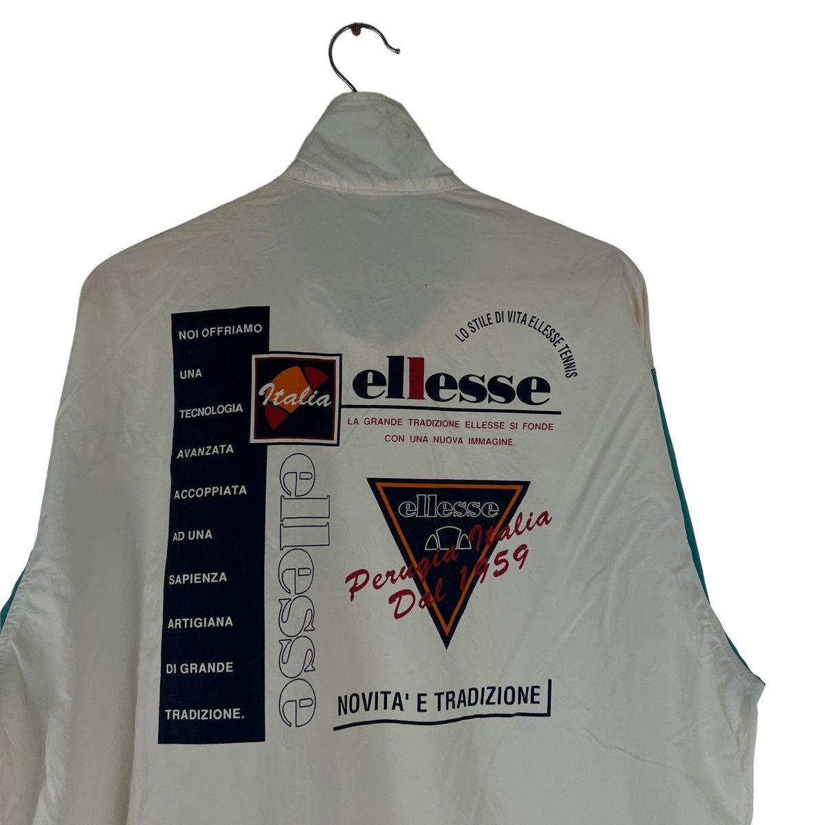 Japanese Brand VINTAGE BOMBER JACKET ELLESSE JAPAN BIG LOGO Size US M / EU 48-50 / 2 - 6 Thumbnail