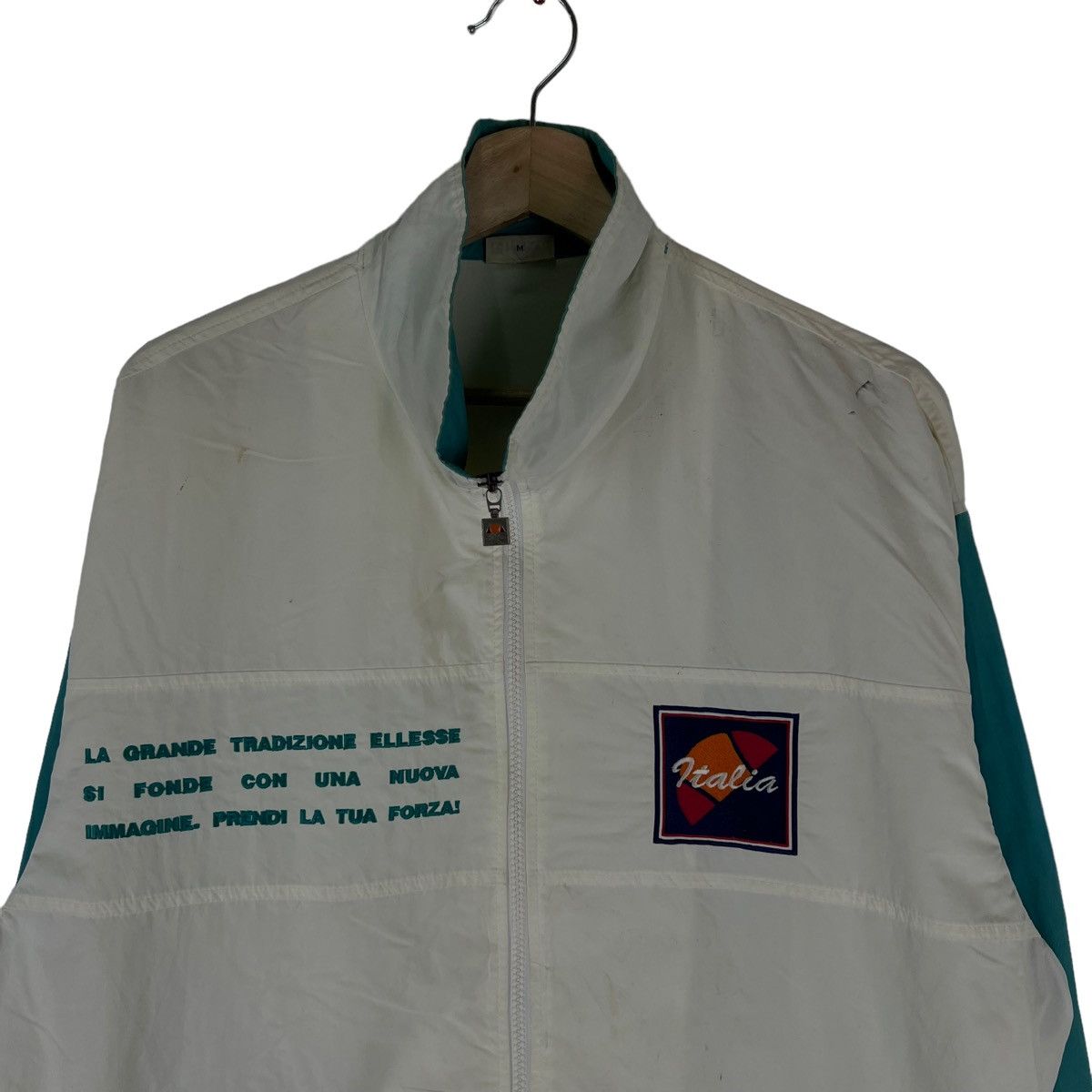 Japanese Brand VINTAGE BOMBER JACKET ELLESSE JAPAN BIG LOGO Size US M / EU 48-50 / 2 - 3 Thumbnail