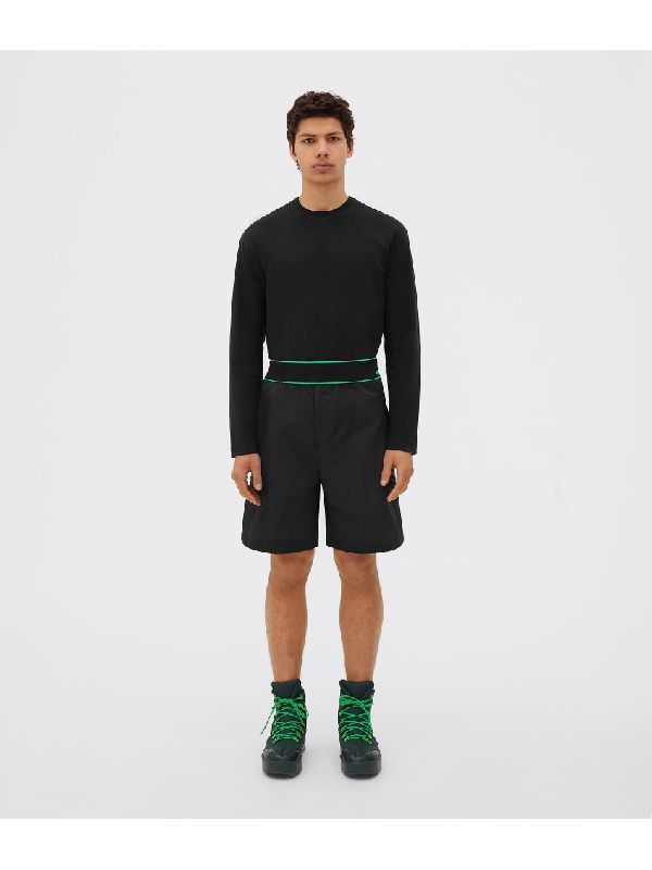 Bottega Veneta o1loc1c0723 Shorts Tech Nylon in Nero Size US 34 / EU 50 - 2 Thumbnail