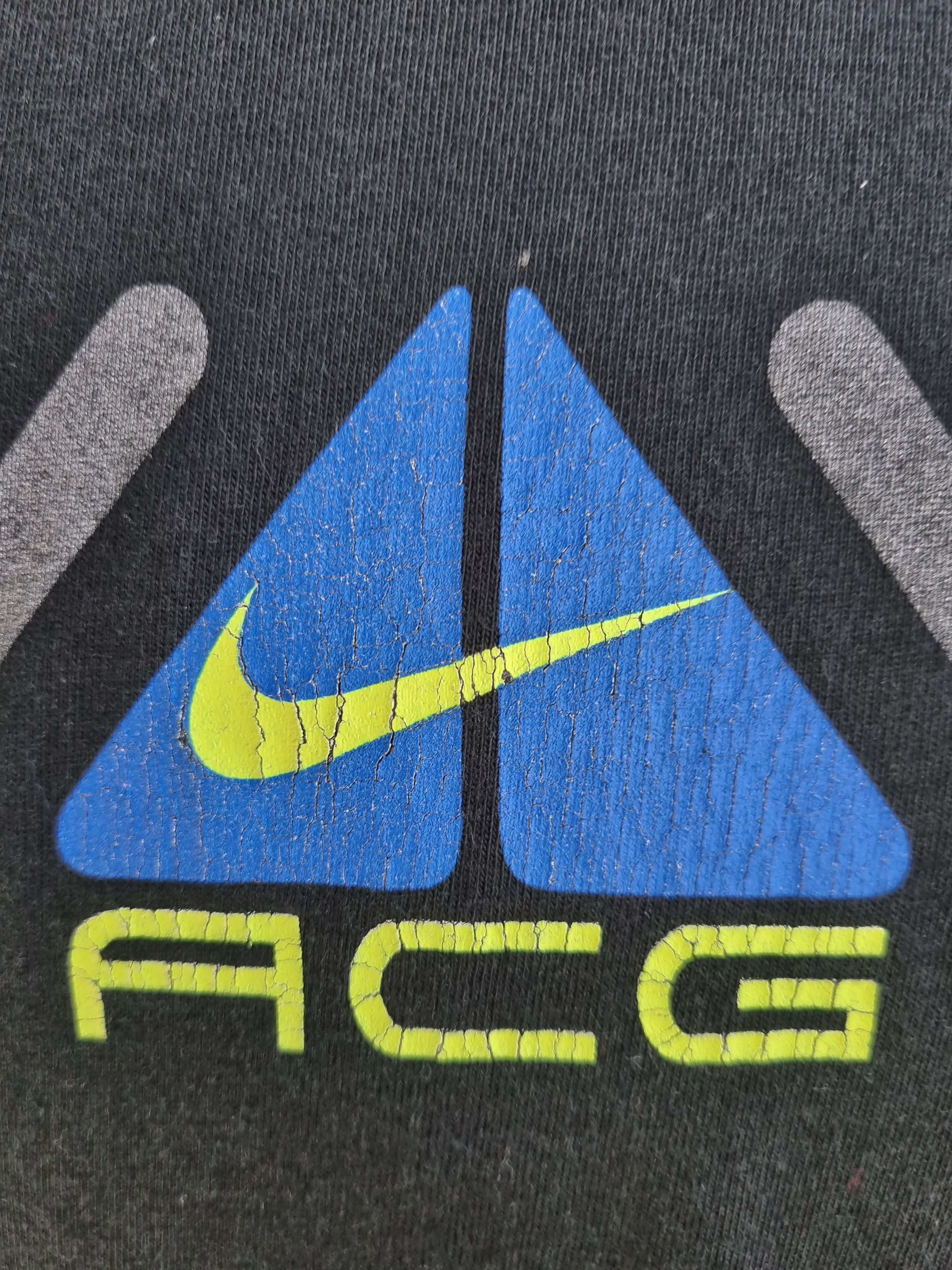 Nike × Nike ACG 90s NIKE ACG Big Logo Double Swoosh Faded Tee Shirt Size US XL / EU 56 / 4 - 5 Thumbnail