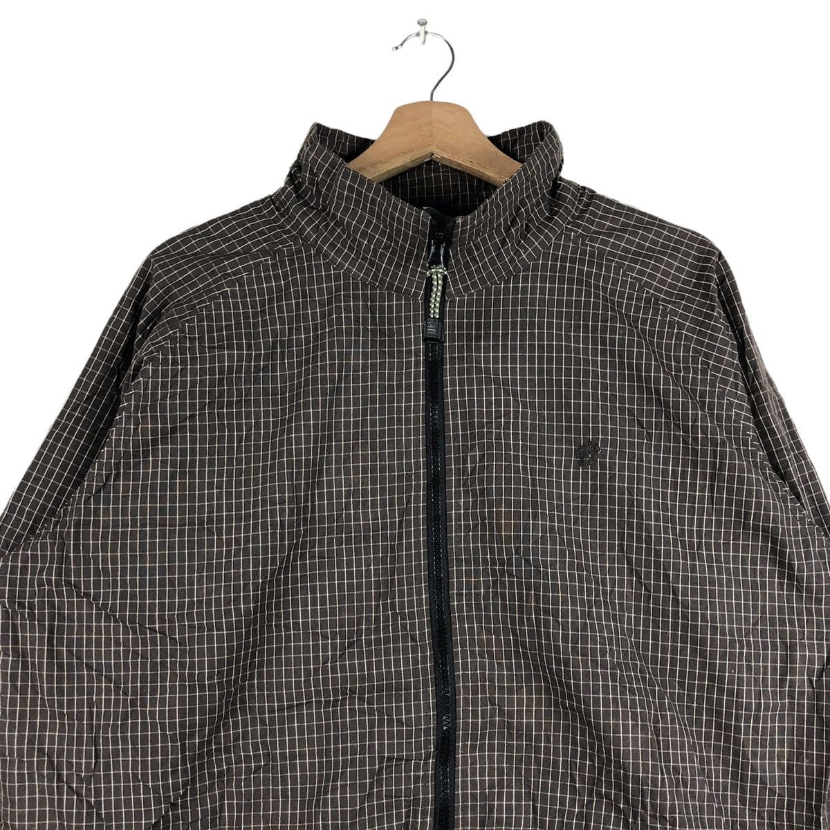 Hang Ten Hang Ten Plaid Beige Street Worker Oversized Gorpcore Jacket Size US L / EU 52-54 / 3 - 3 Thumbnail