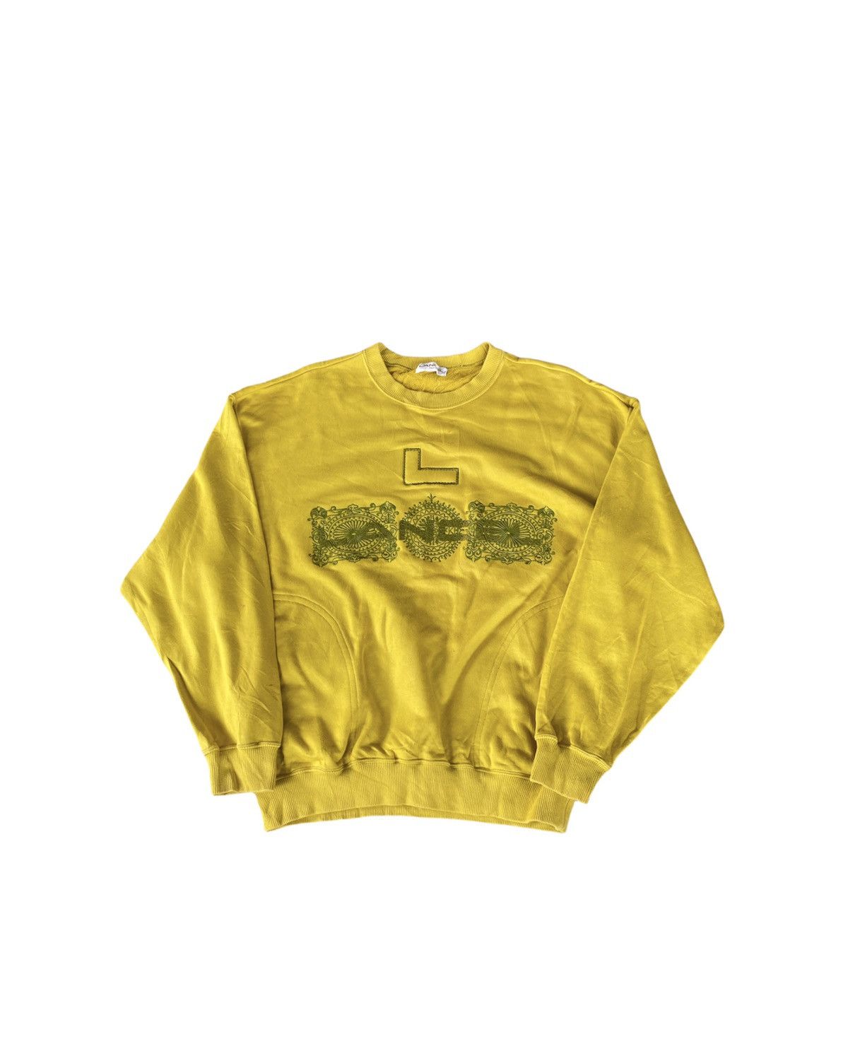 Designer × Lancel × Vintage Vintage 90s Lancel Crewneck Sweatshirt Spellout Size US L / EU 52-54 / 3 - 1 Thumbnail