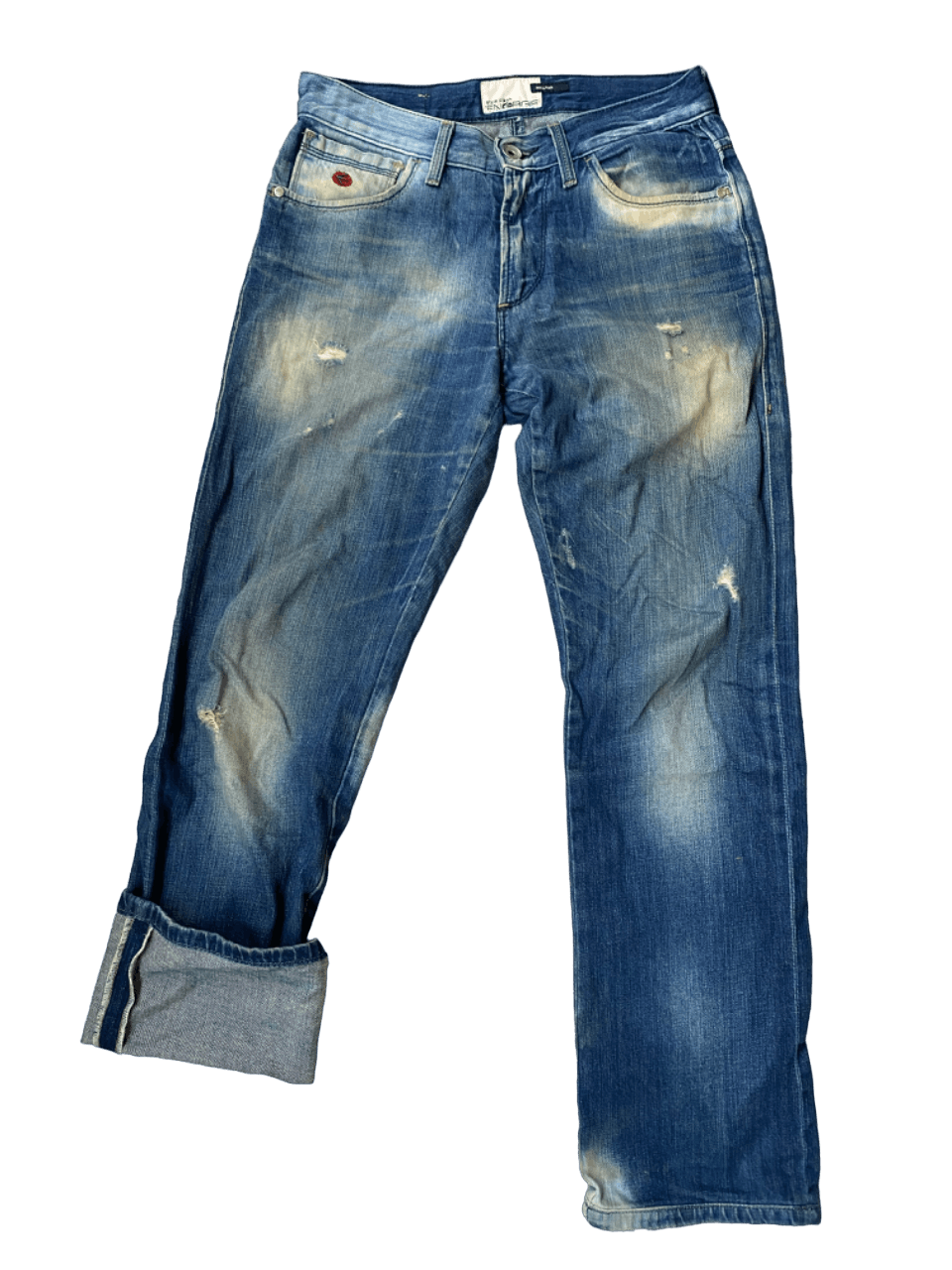 Distressed Selvedge Energie Jeans