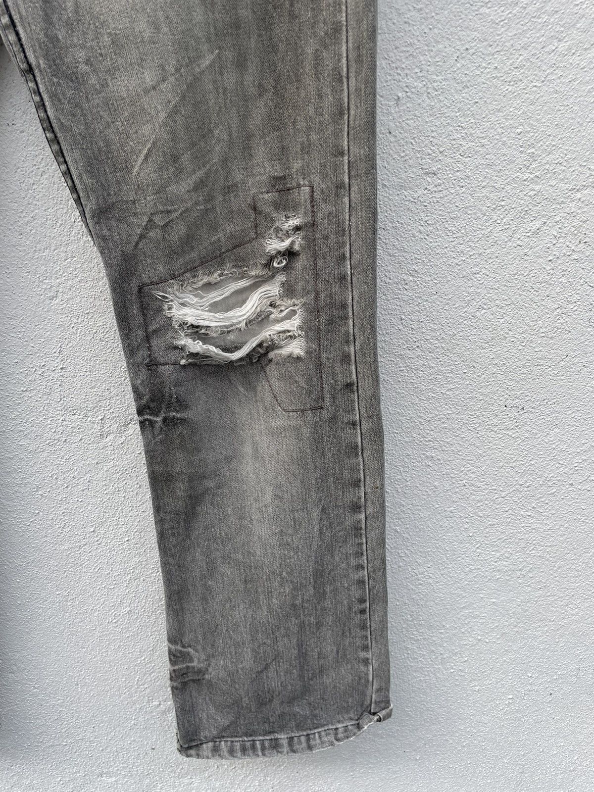 Japanese Brand Japanese Brand Point Loma Distressed Denim Size US 31 - 5 Thumbnail