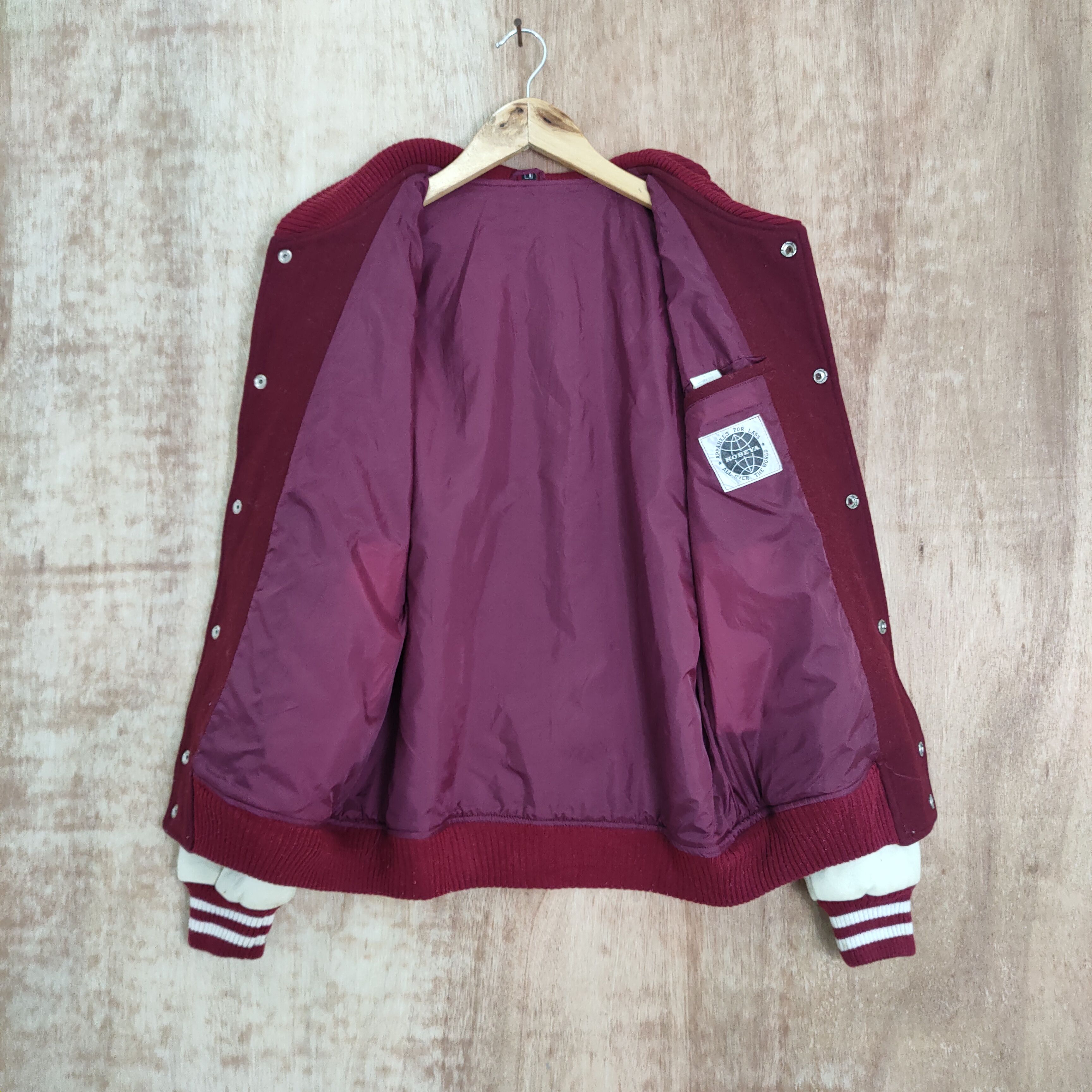 Japanese Brand JAPAN KOBEYA WOOL VARSITY JACKET Size US M / EU 48-50 / 2 - 6 Thumbnail