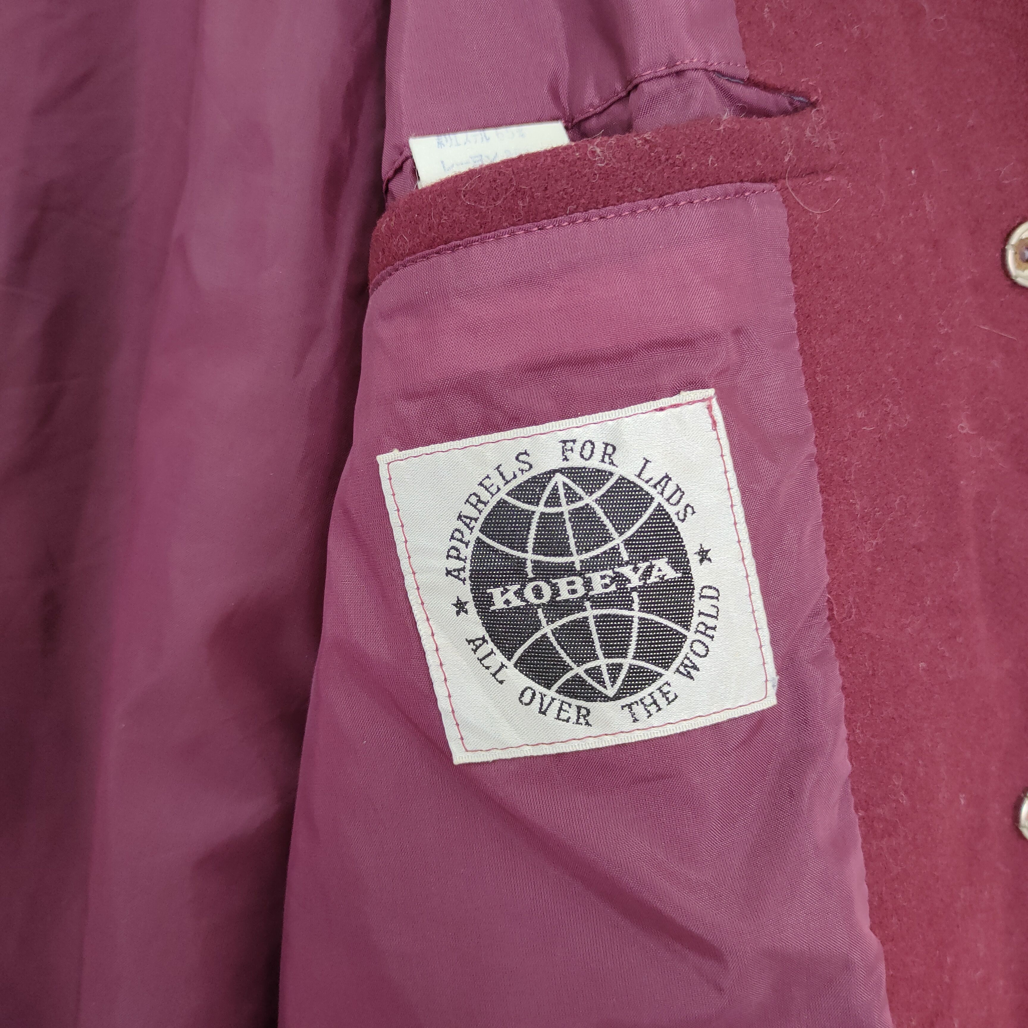 Japanese Brand JAPAN KOBEYA WOOL VARSITY JACKET Size US M / EU 48-50 / 2 - 13 Thumbnail