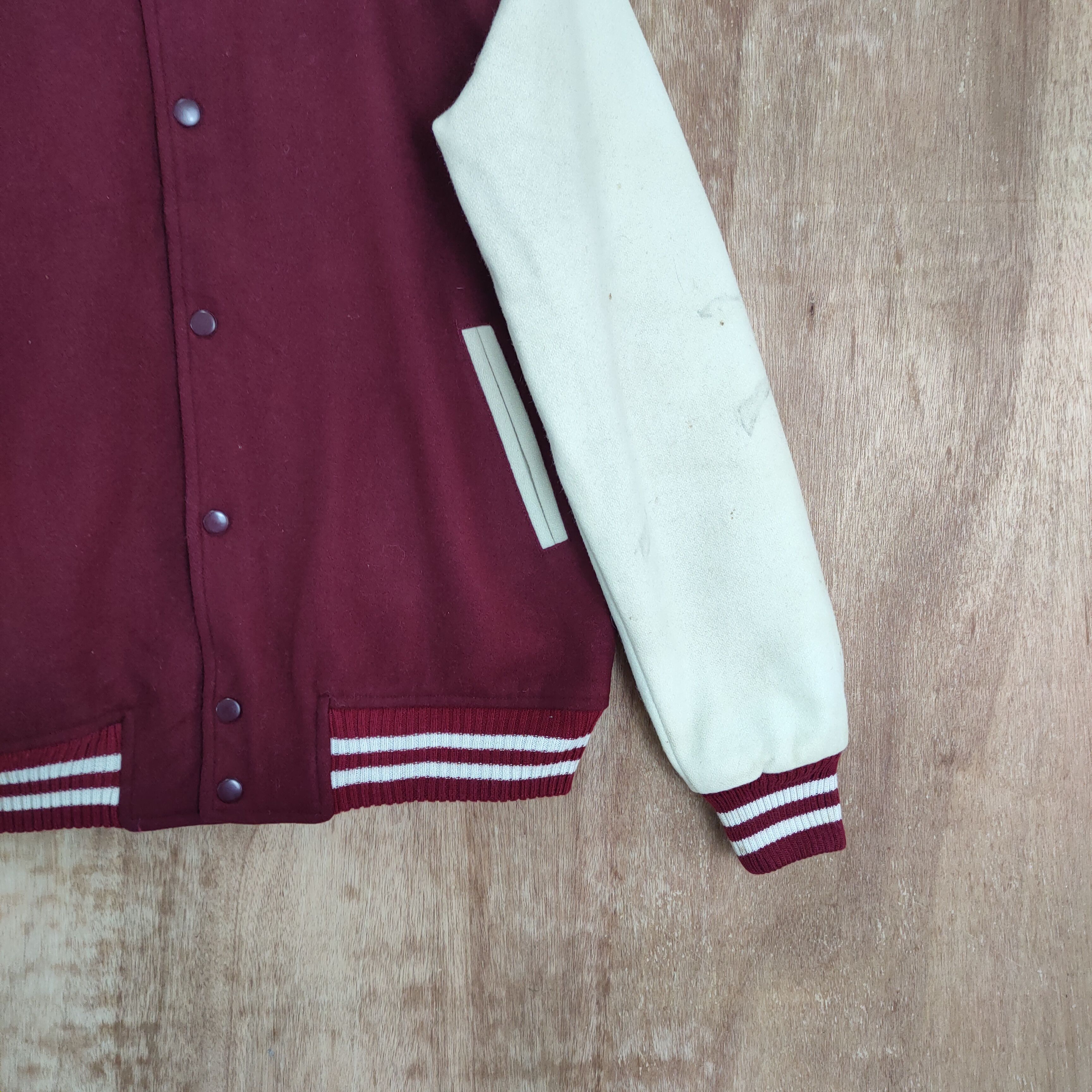Japanese Brand JAPAN KOBEYA WOOL VARSITY JACKET Size US M / EU 48-50 / 2 - 4 Thumbnail