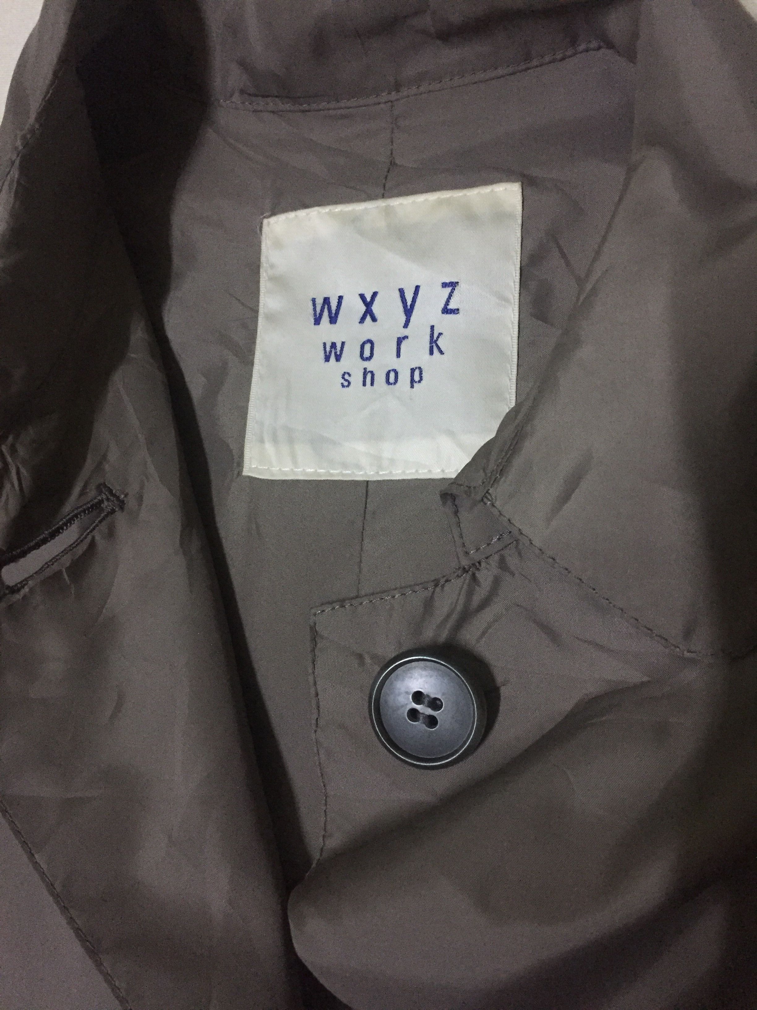 Yohji Yamamoto Wxyz Work Shop Overcoat by Yohji Yamamoto Size M / US 6-8 / IT 42-44 - 6 Thumbnail