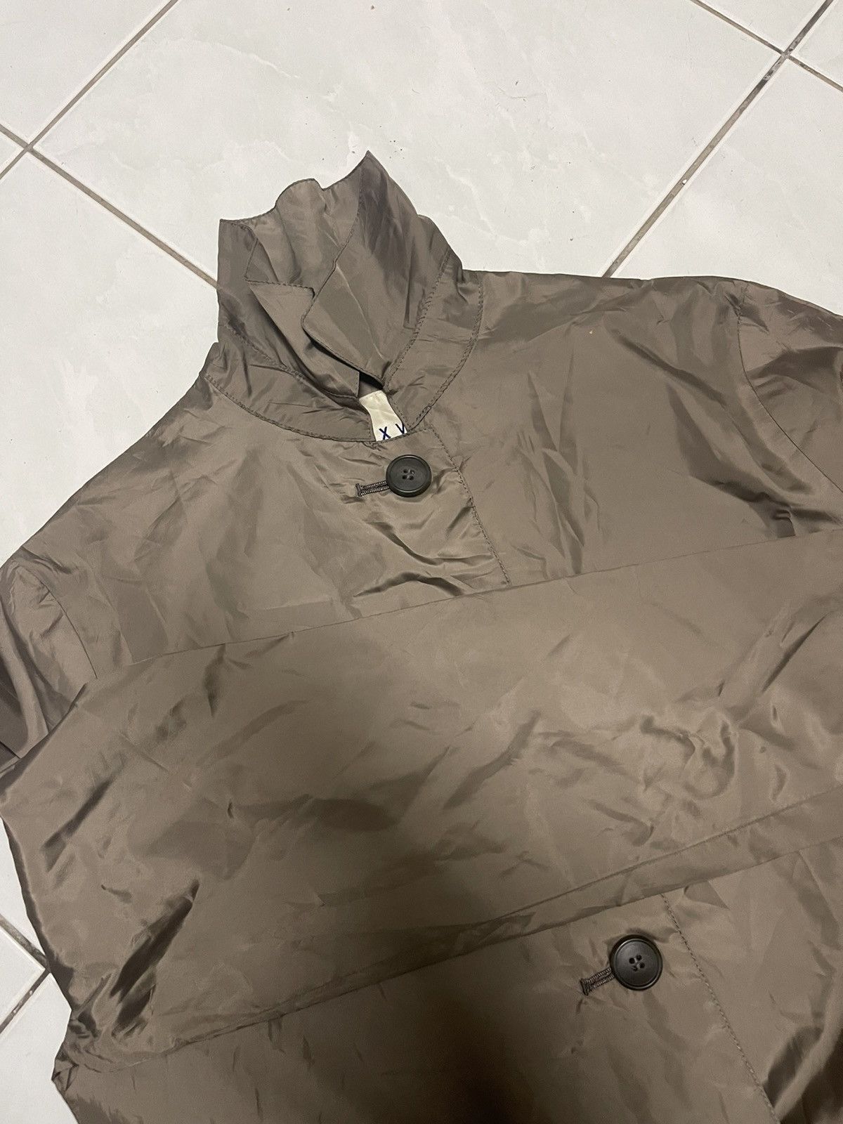 Yohji Yamamoto Wxyz Work Shop Overcoat by Yohji Yamamoto Size M / US 6-8 / IT 42-44 - 8 Thumbnail