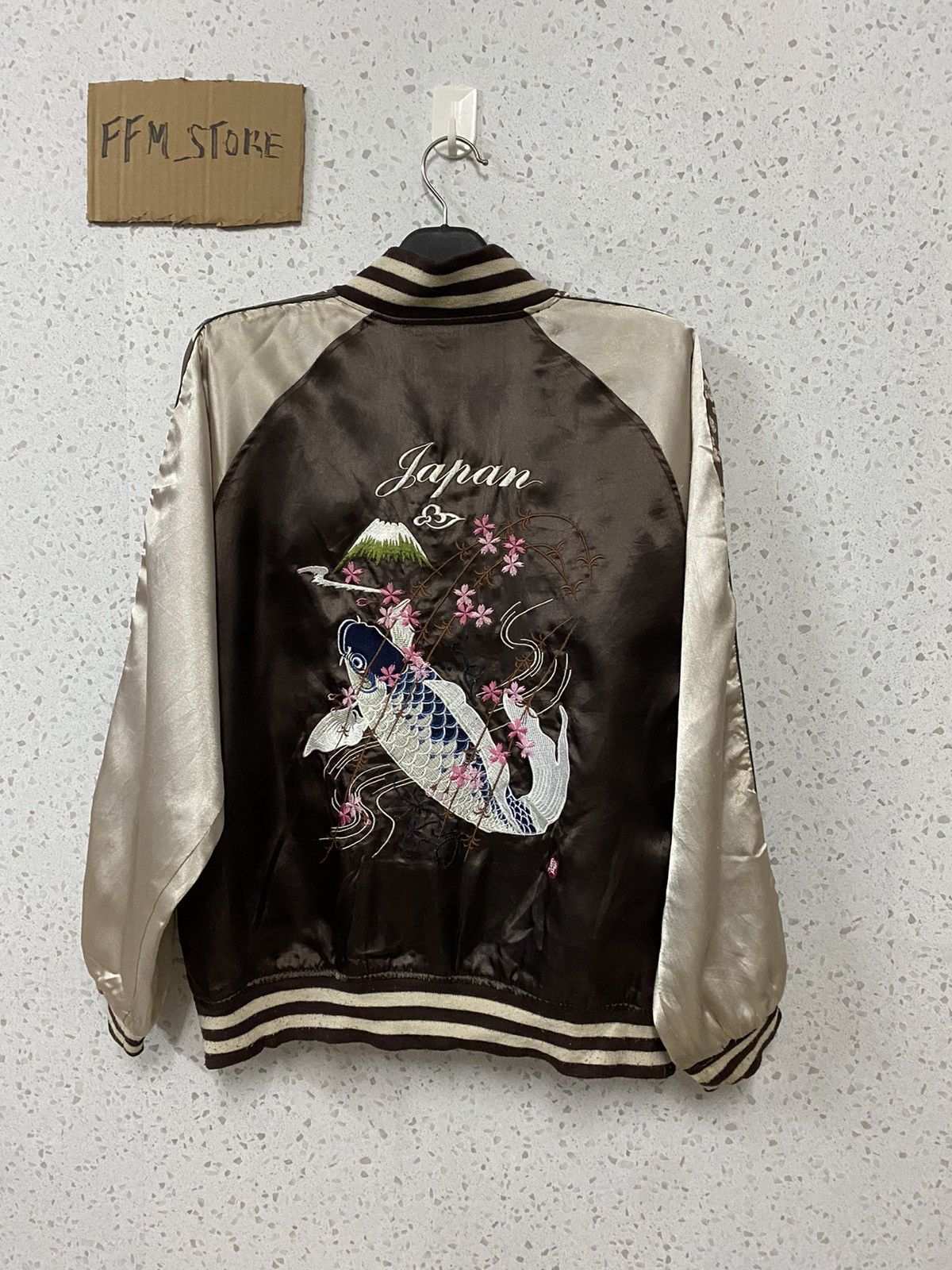 Vintage Japanese Traditional Sukajan Embroidery Jacket