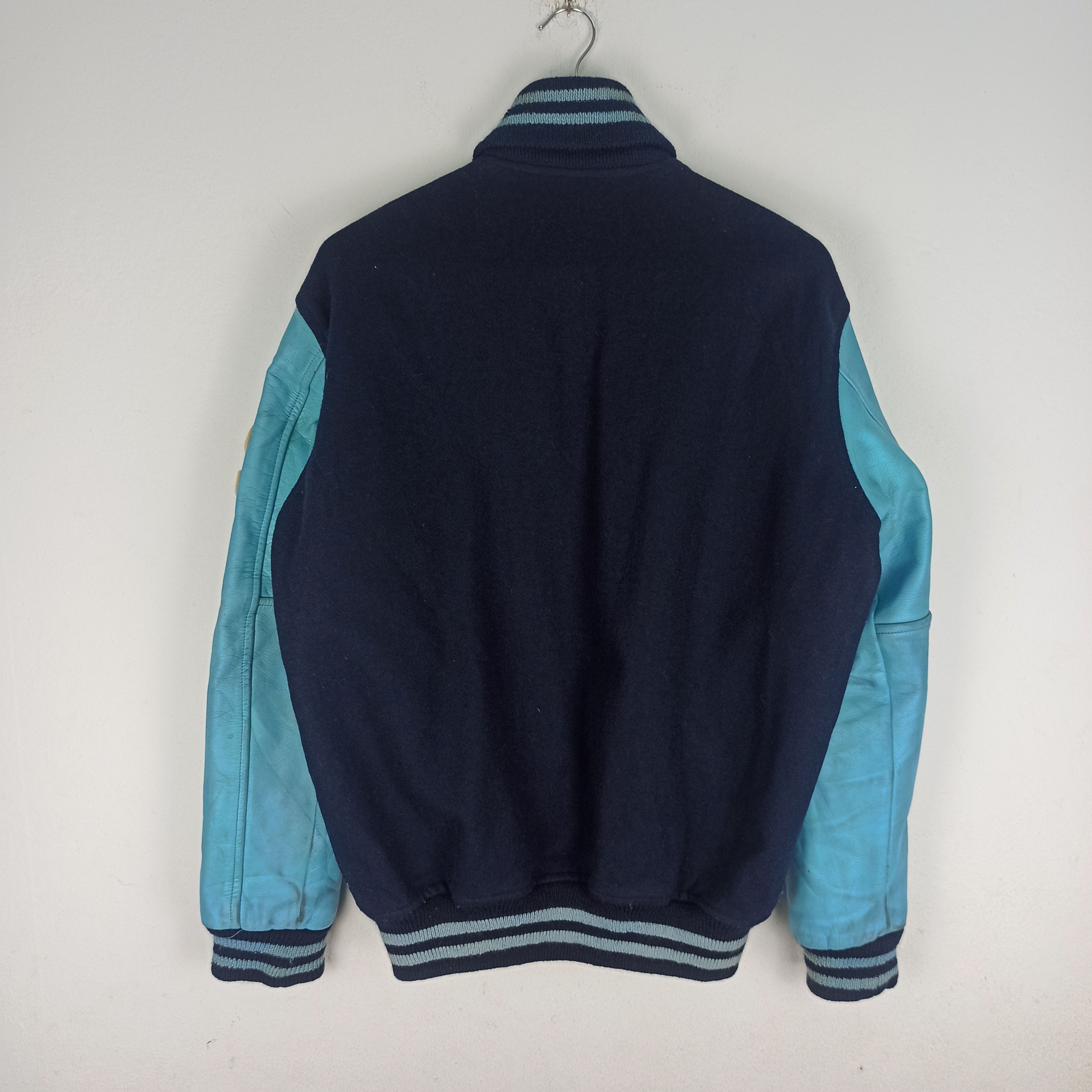 Japanese Brand Vintage Varsity Jacket WING American Spirit byQB Club Size US L / EU 52-54 / 3 - 9 Thumbnail