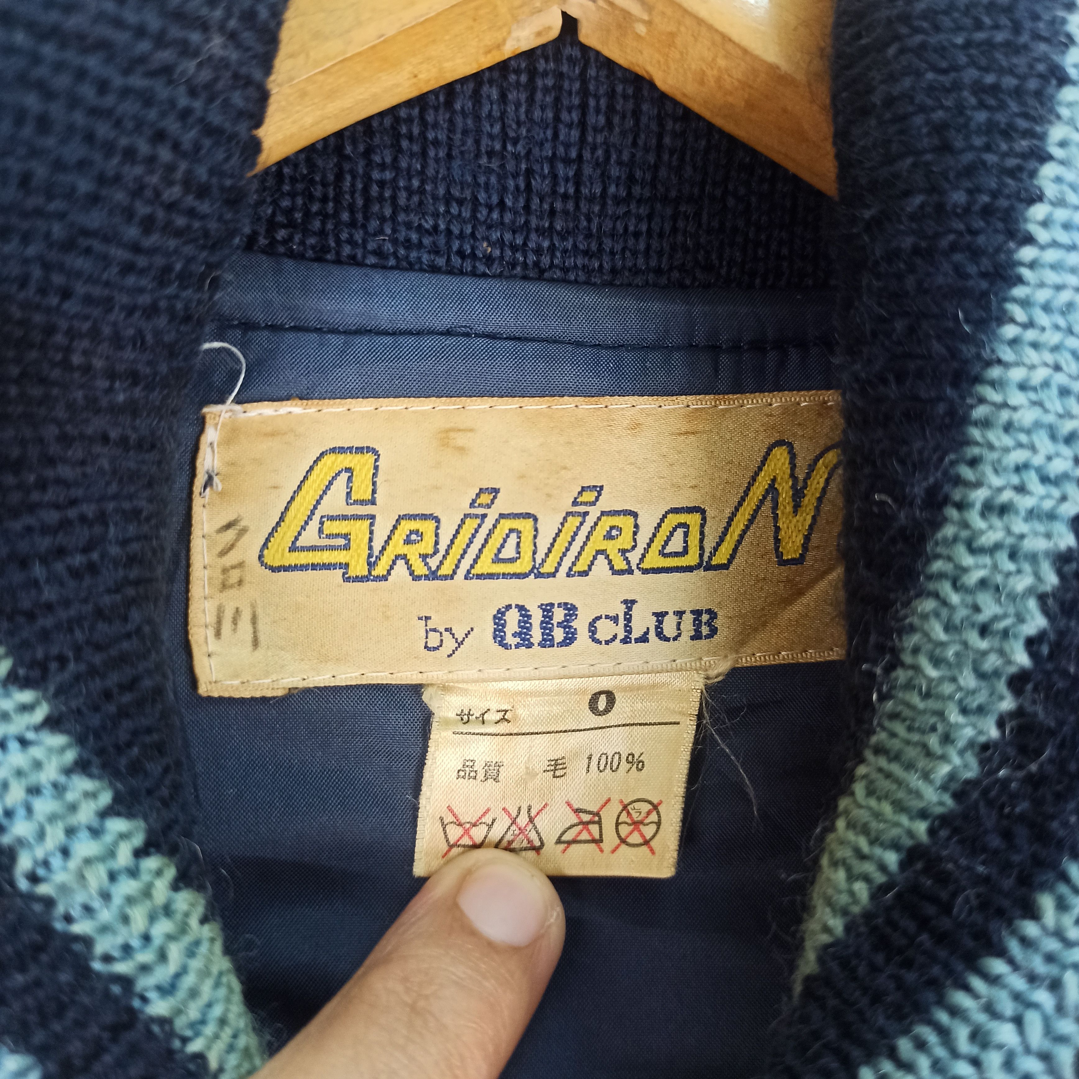 Japanese Brand Vintage Varsity Jacket WING American Spirit byQB Club Size US L / EU 52-54 / 3 - 10 Thumbnail