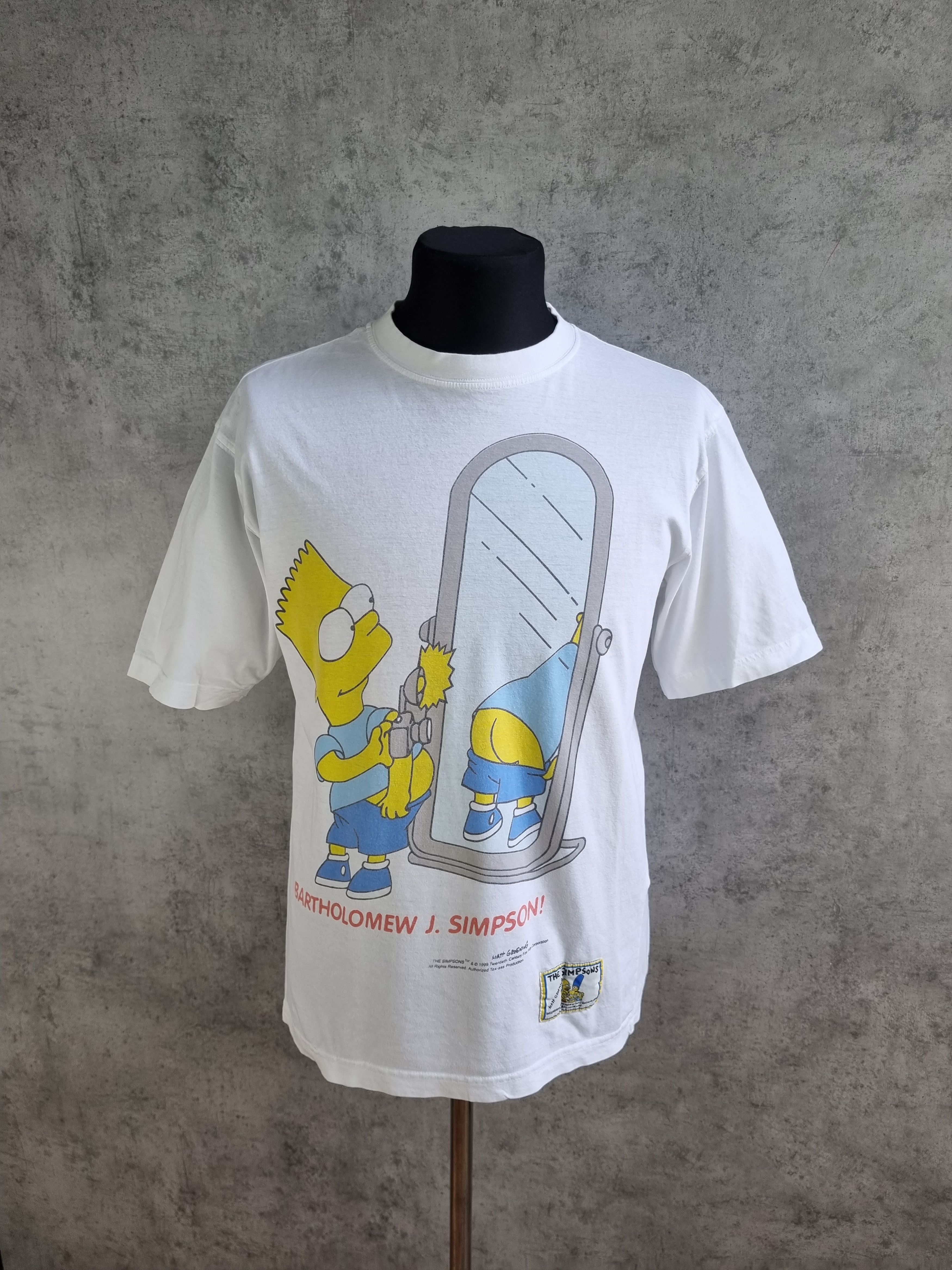 Cartoon Network × The Simpsons × Vintage Rare Vintage 1999 Bart Simpson Matt Groening Tee Size US L / EU 52-54 / 3 - 2 Thumbnail