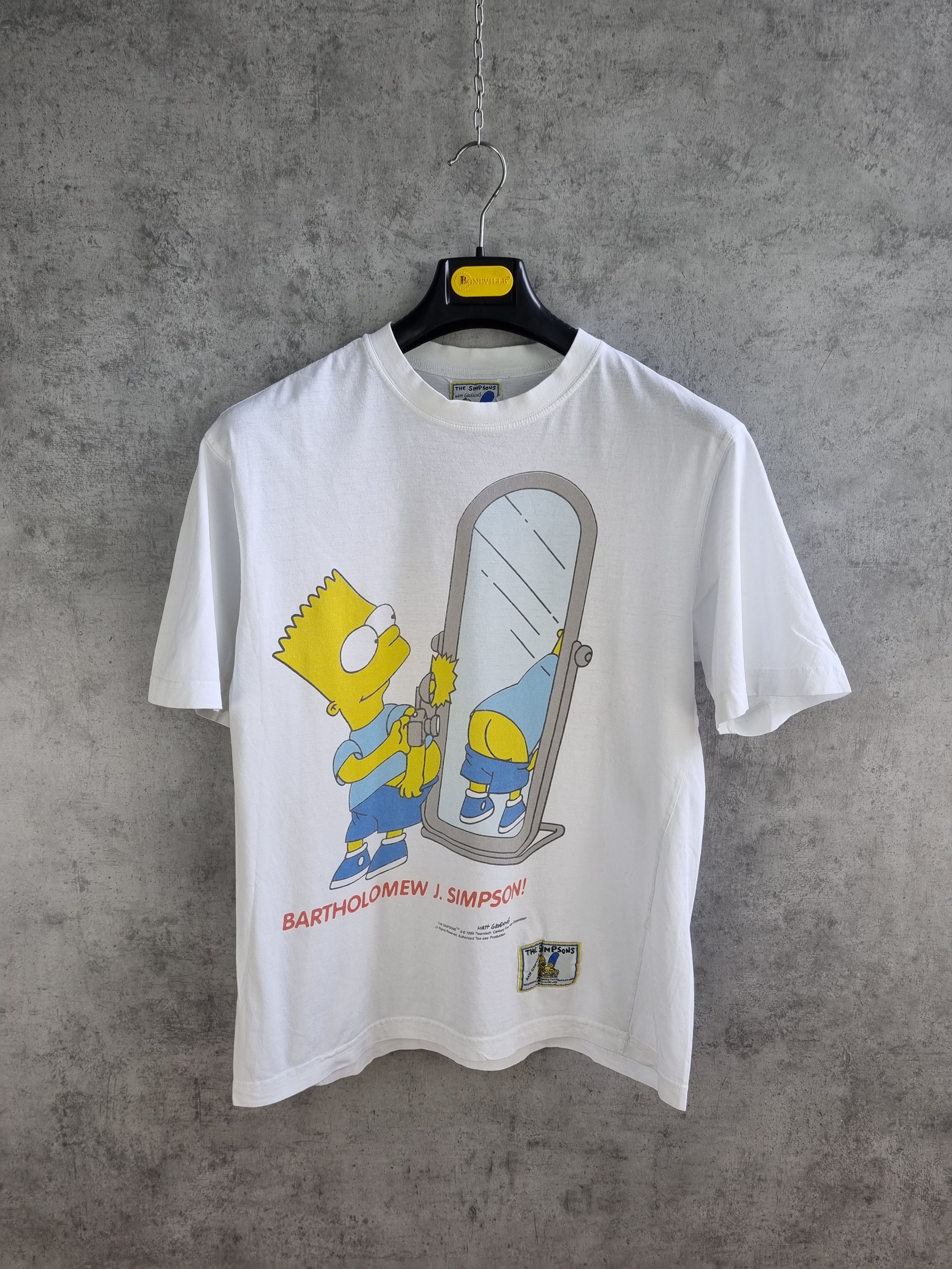 Cartoon Network × The Simpsons × Vintage Rare Vintage 1999 Bart Simpson Matt Groening Tee Size US L / EU 52-54 / 3 - 3 Thumbnail