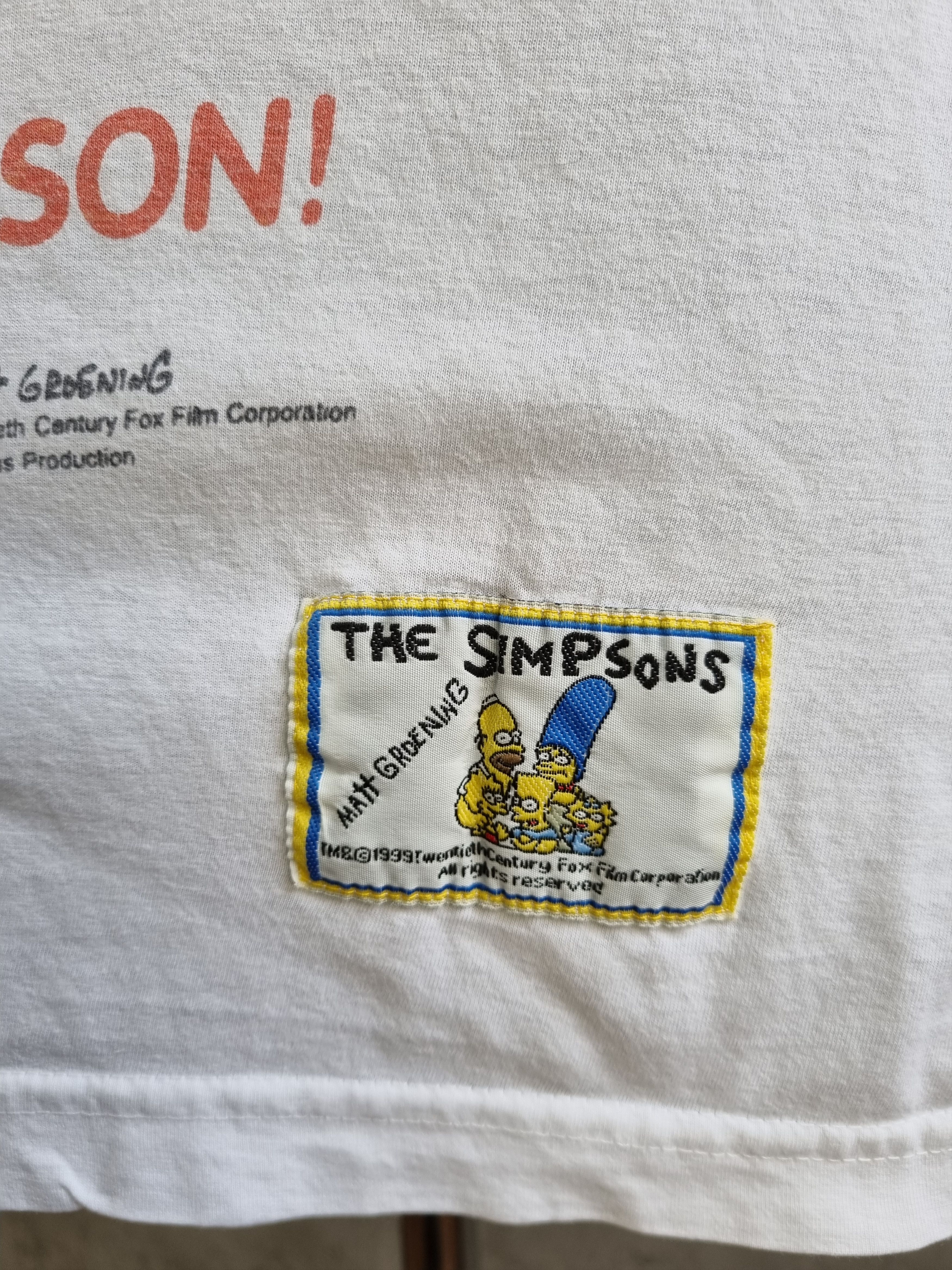 Cartoon Network × The Simpsons × Vintage Rare Vintage 1999 Bart Simpson Matt Groening Tee Size US L / EU 52-54 / 3 - 9 Thumbnail