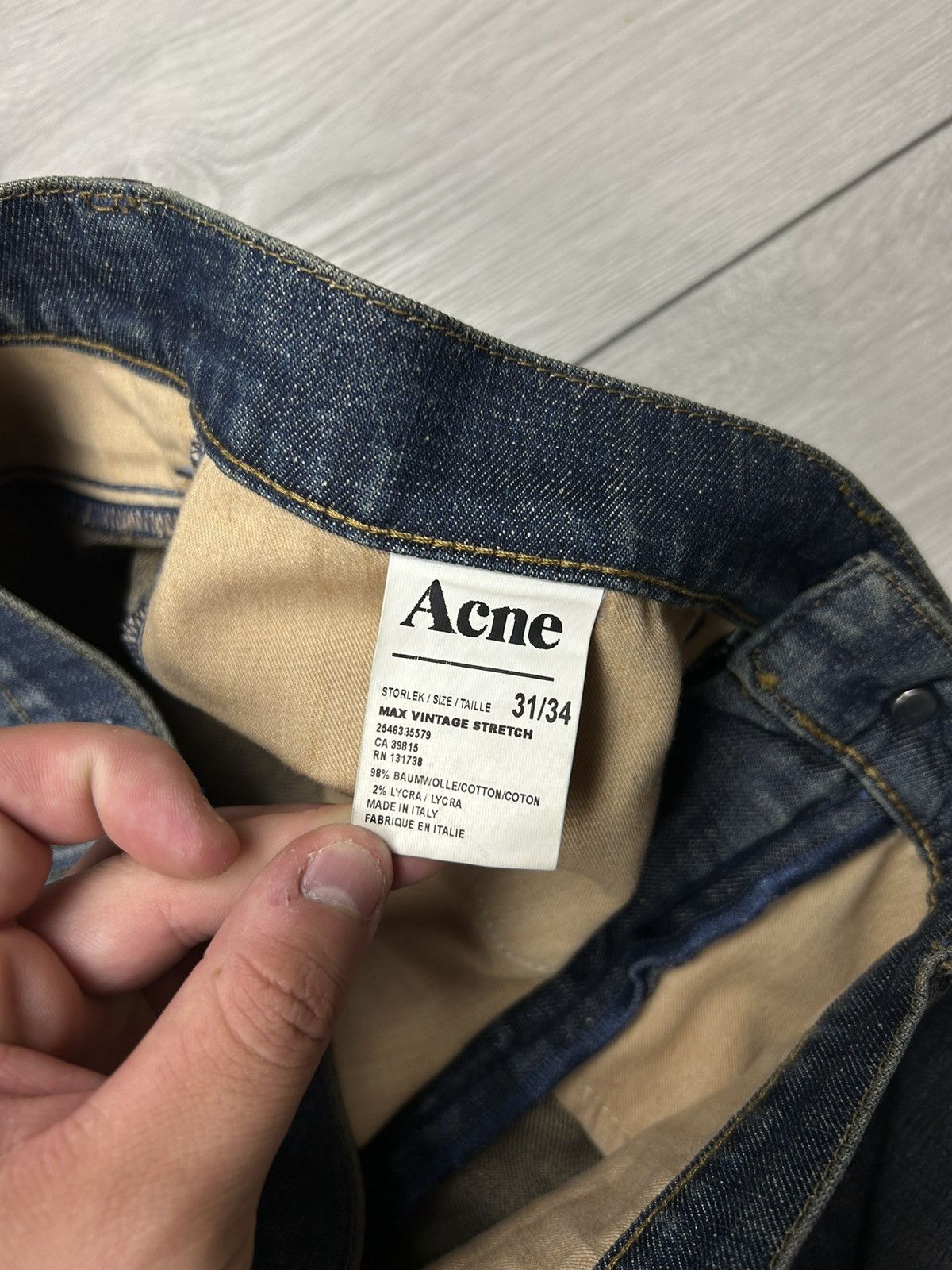 Acne Studios Acne Studios Max Vintage Stretch 31/34 Size US 31 - 4 Thumbnail