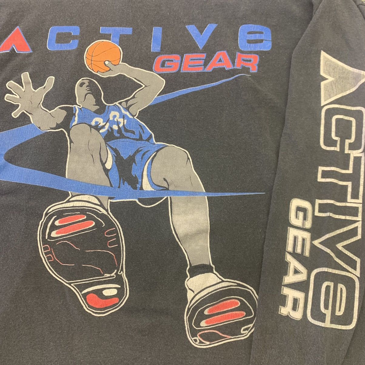 Vintage Active Gear nba Basketball Long Sleeve Shirt not shoes Size US XXL / EU 58 / 5 - 3 Thumbnail