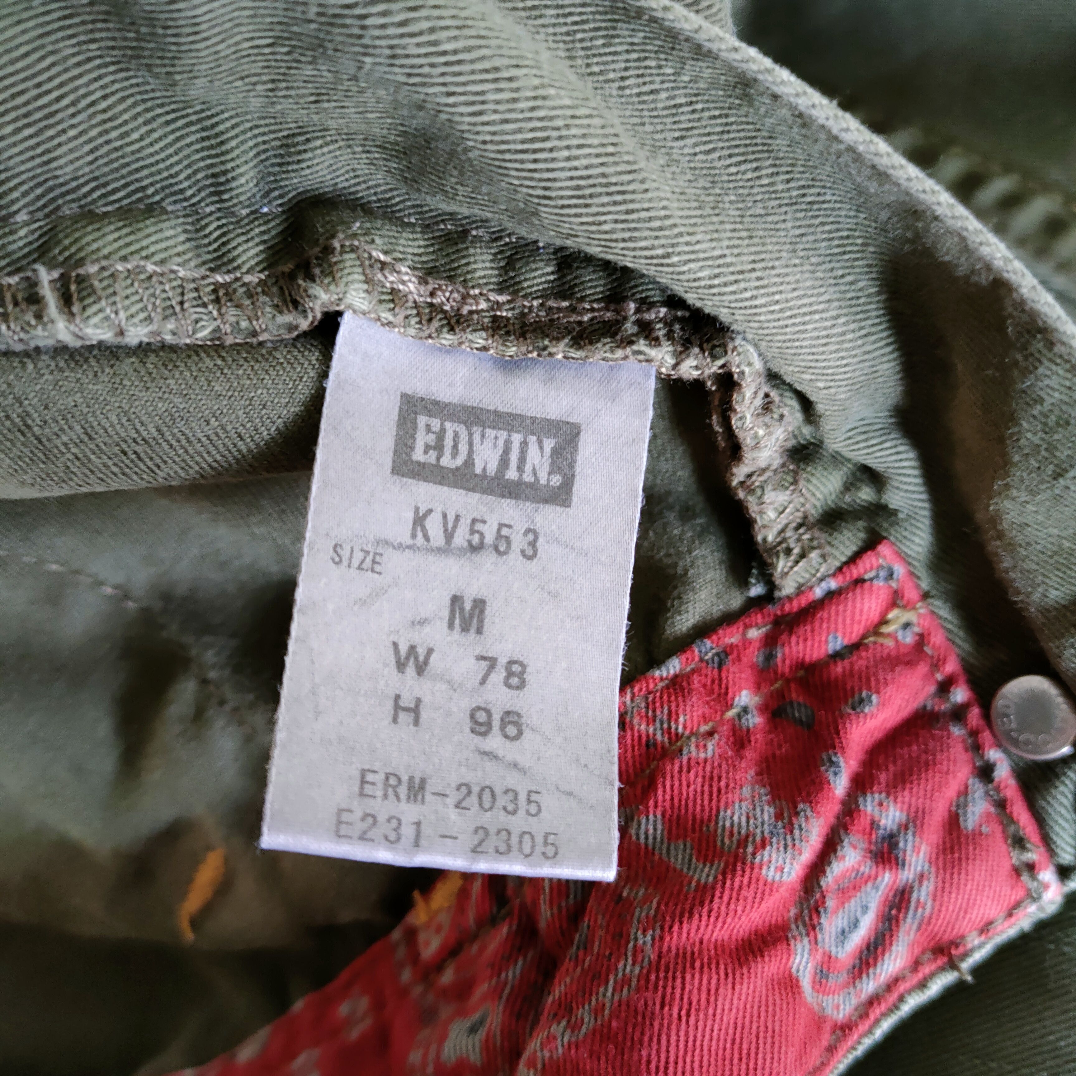 Japanese Brand JAPANESE BRAND VINTAGE FADED GREEN CARGO PANTS Size US 32 / EU 48 - 15 Thumbnail